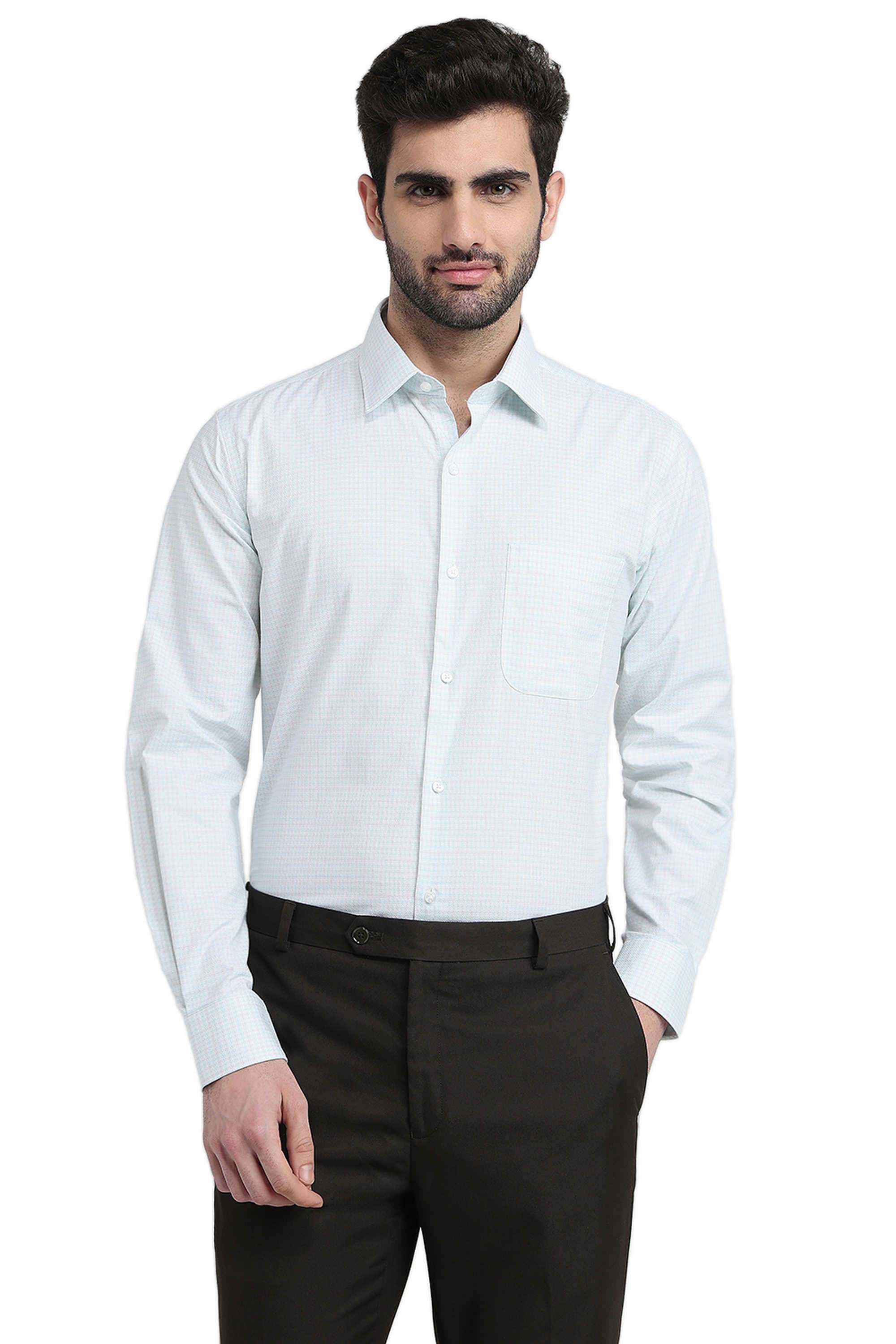 Checks-Cotton-Regular-Fit-Men-s-Formal-Shirt