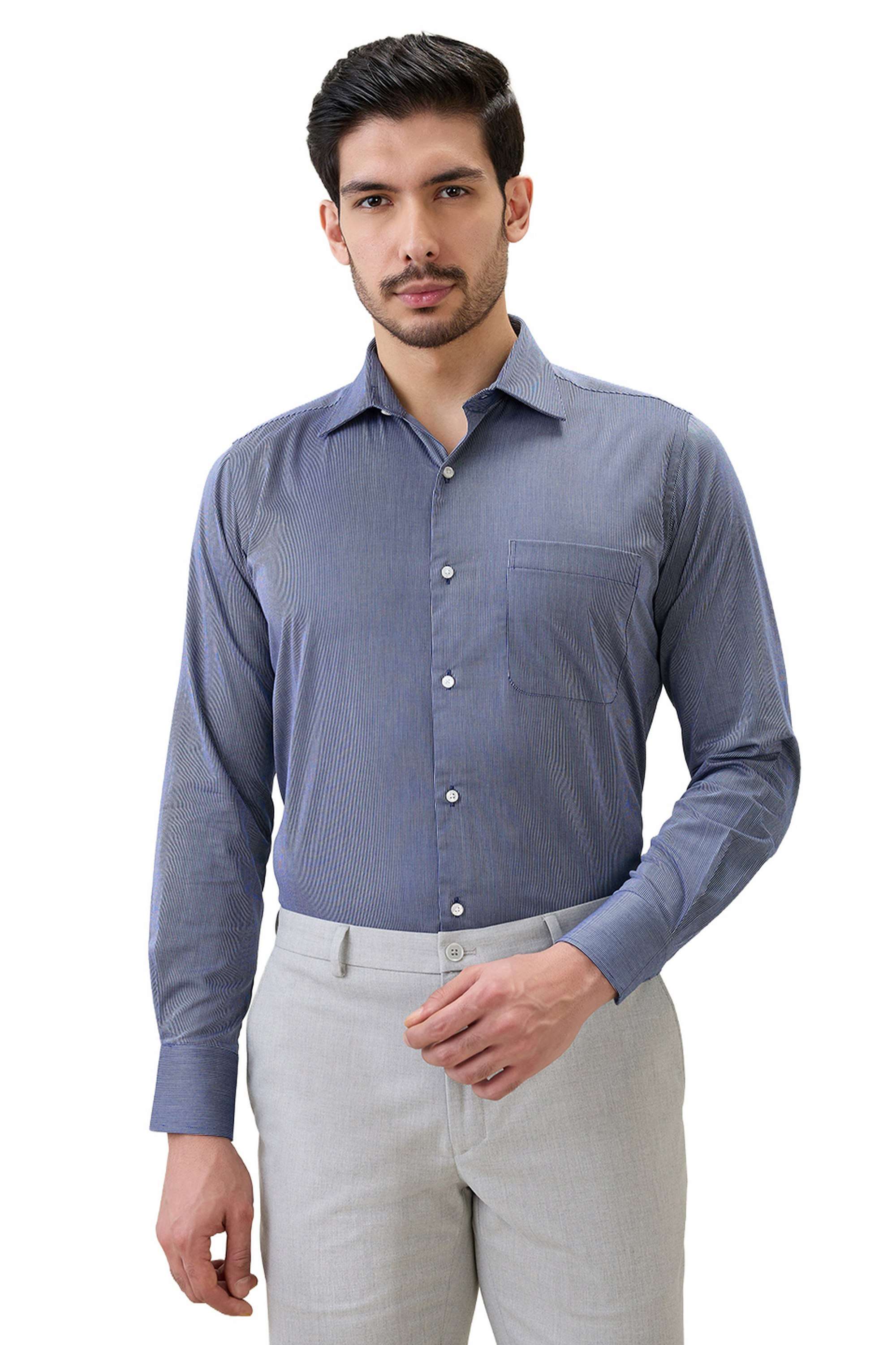 Stripes-Cotton-Regular-Fit-Men-s-Formal-Shirt