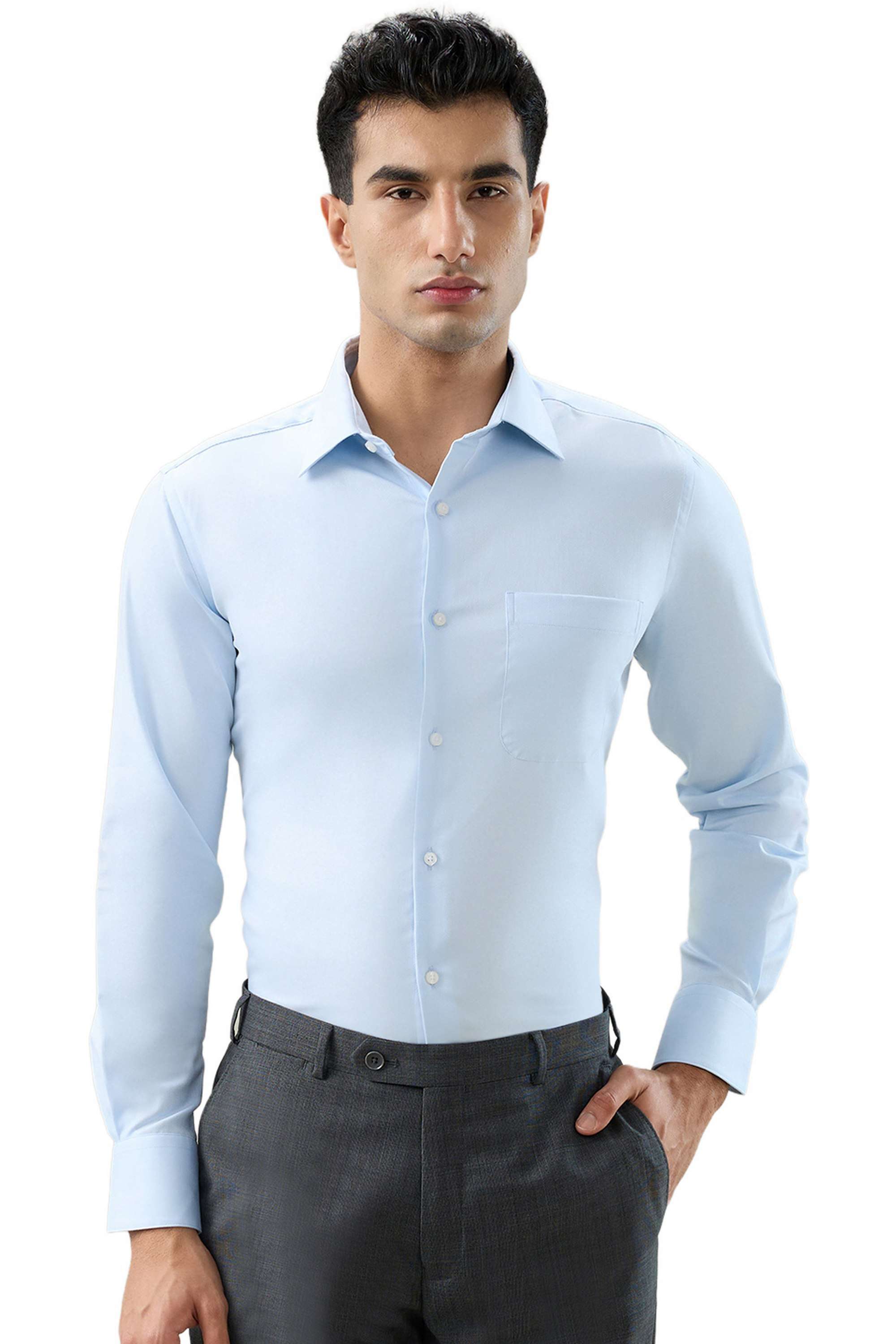 Solid-Cotton-Regular-Fit-Men-s-Formal-Shirt