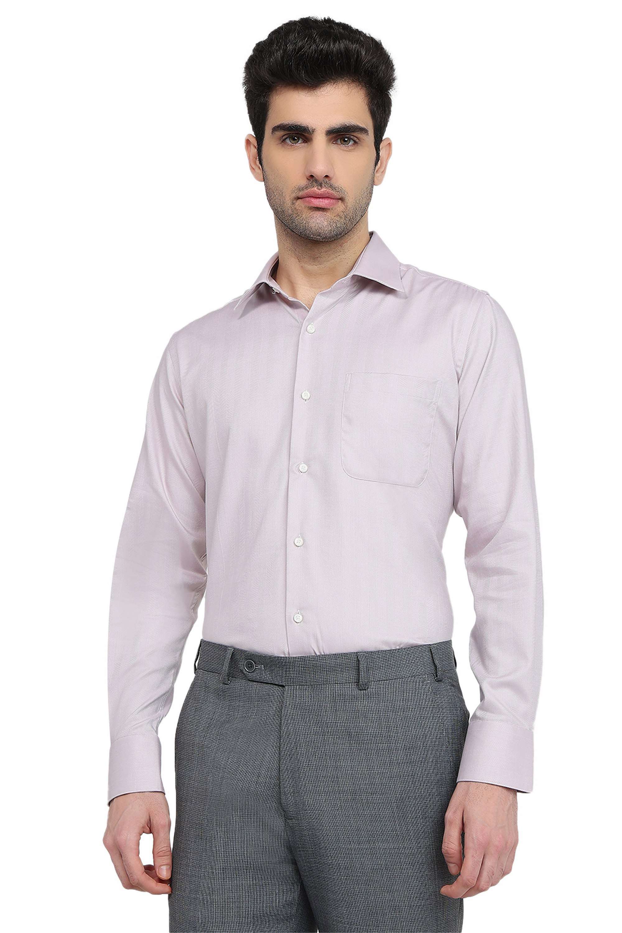 Solid-Cotton-Regular-Fit-Men-s-Formal-Shirt