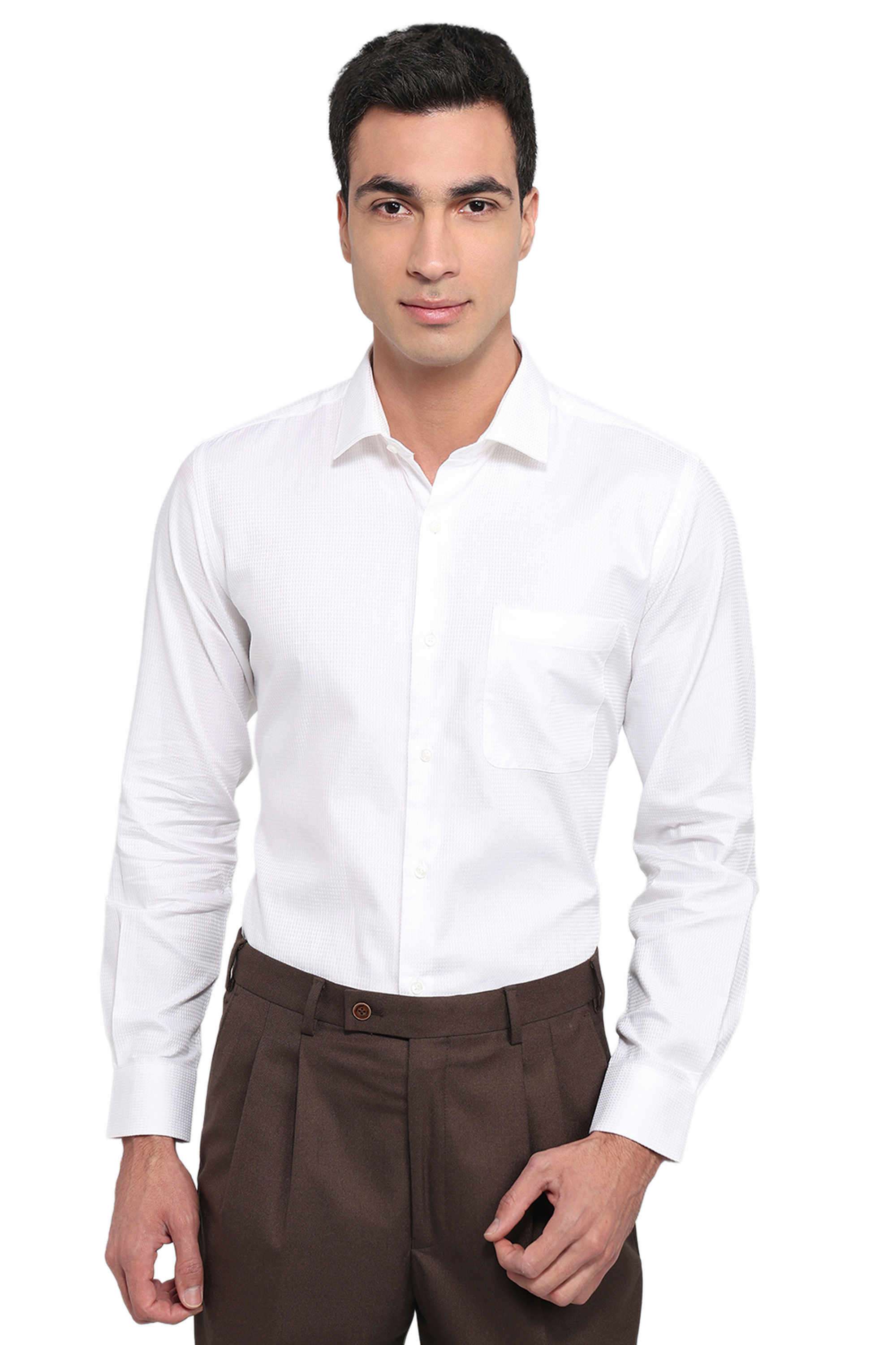 Solid-Cotton-Regular-Fit-Men-s-Shirt