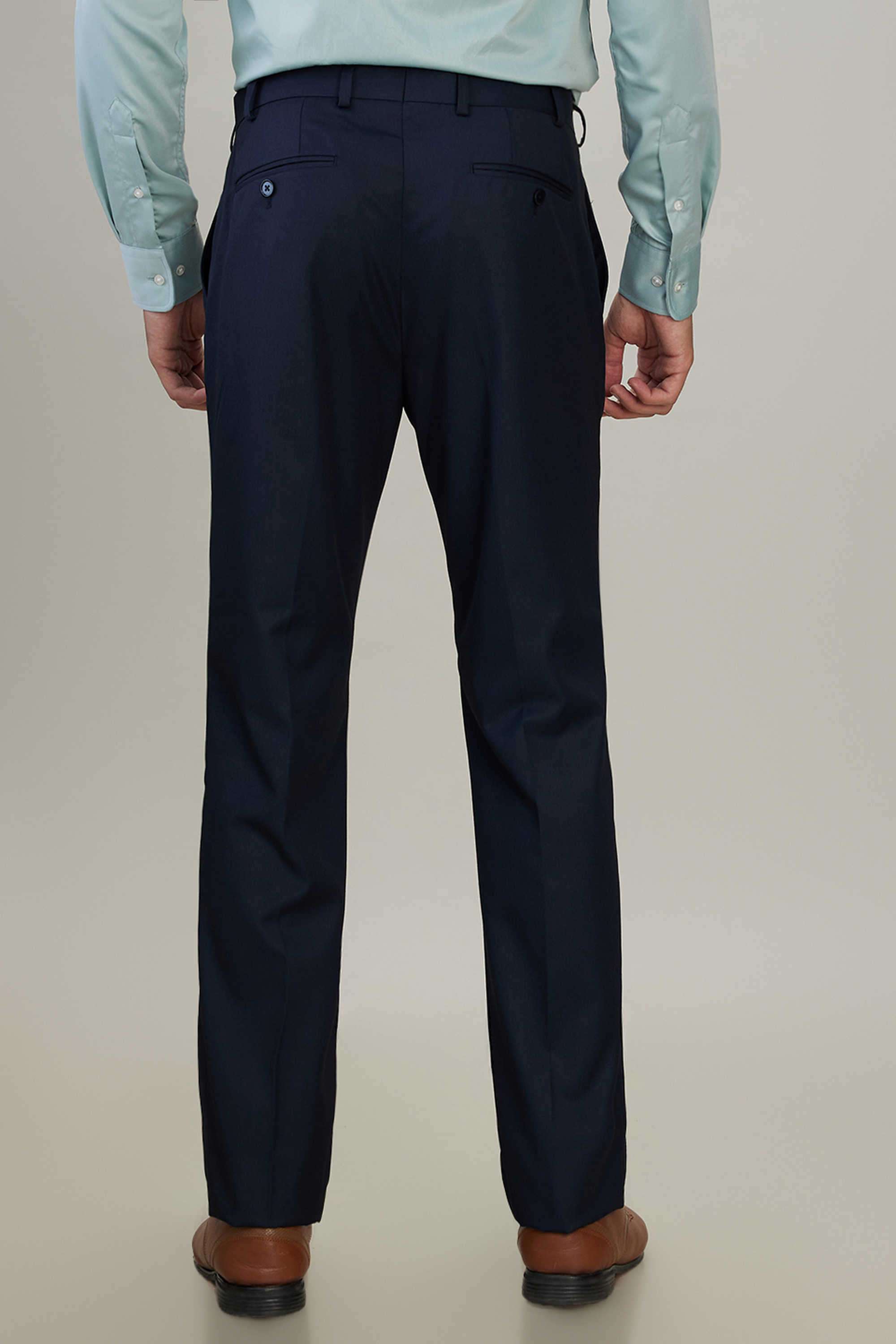 Solid-Polyester-Viscose-Slim-Fit-Men-s-Formal-Trousers
