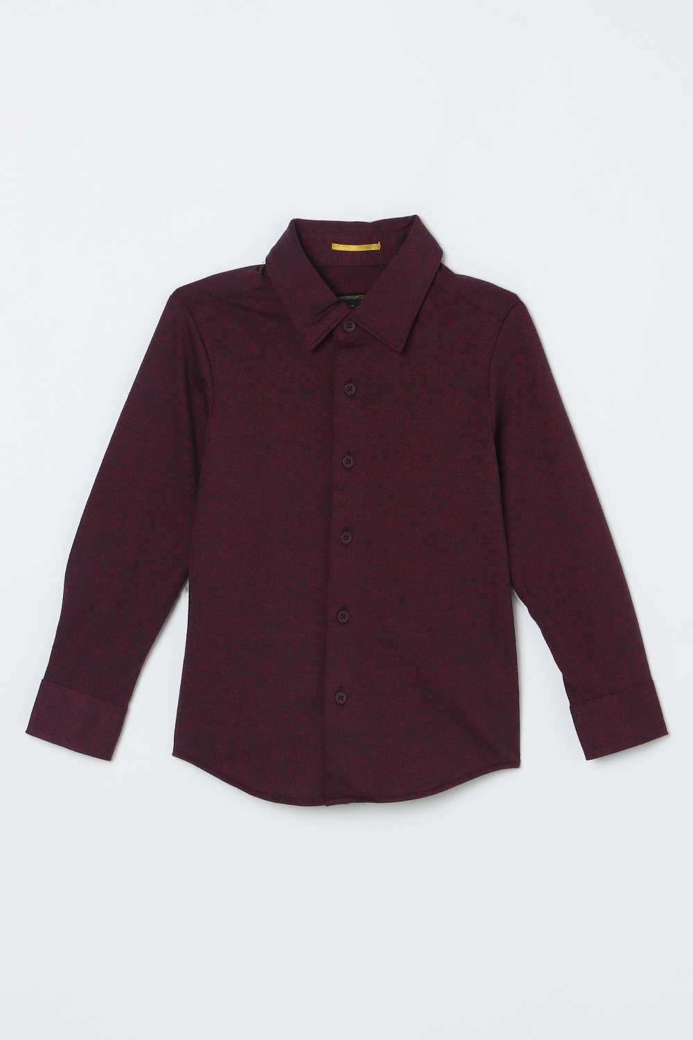 Solid-Blended-Fabric-Classic-Collar-Boys-Shirt