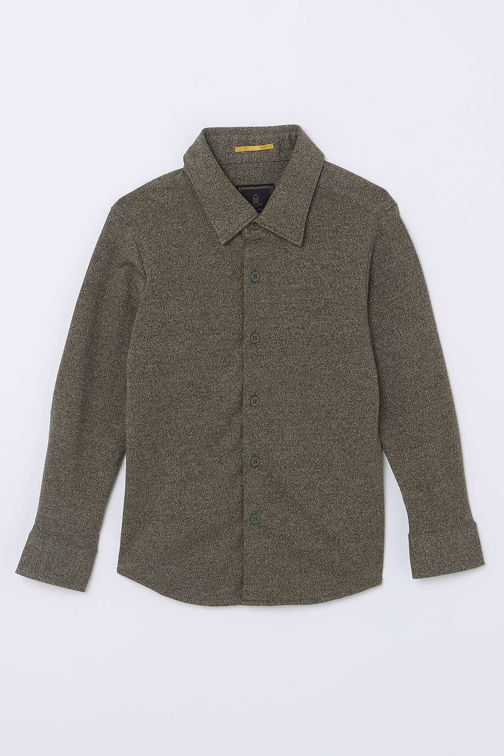 Solid-Blended-Fabric-Classic-Collar-Boys-Shirt