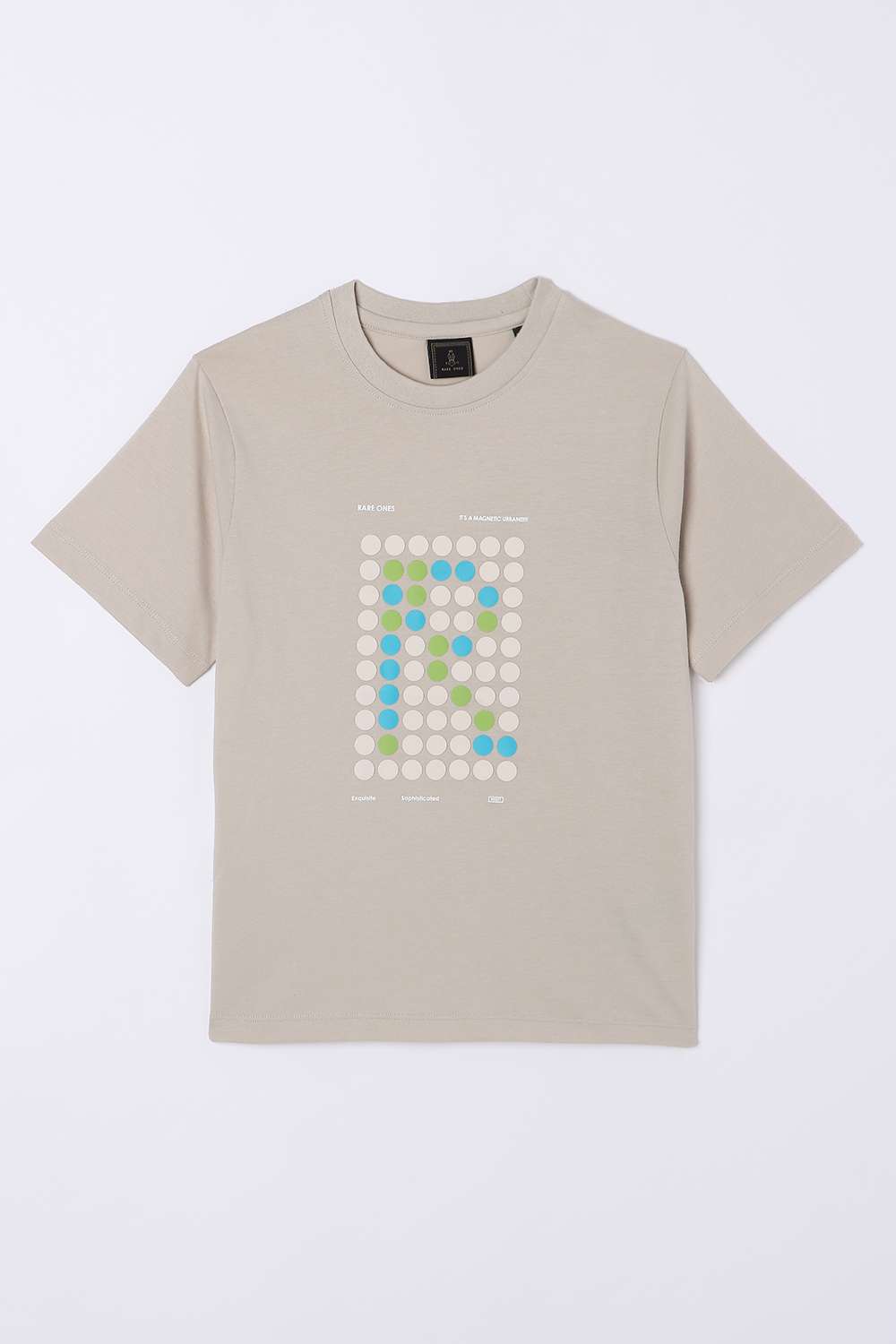 Solid-Blended-Fabric-Round-Neck-Boys-T-Shirt