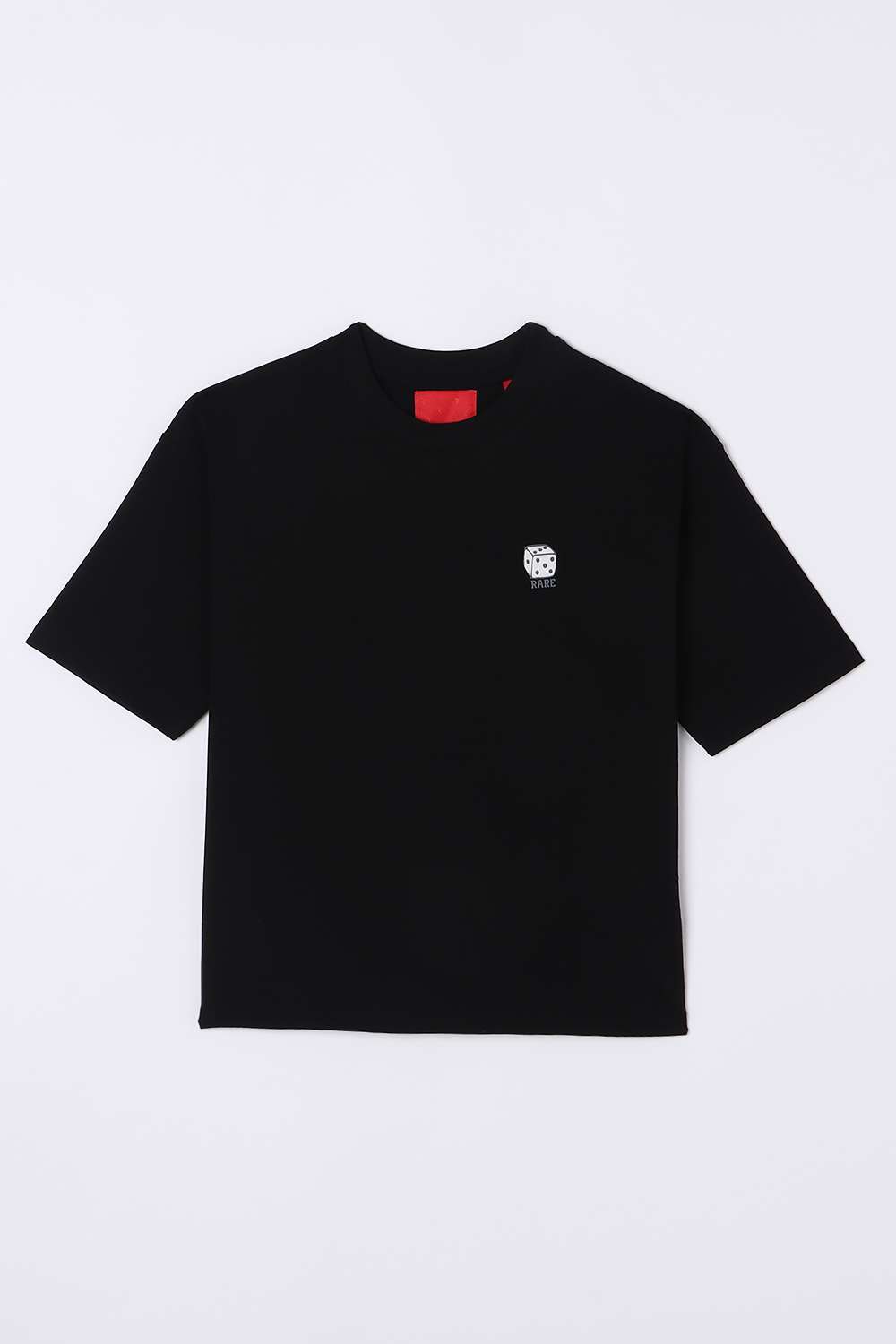 Solid-Blended-Fabric-Round-Neck-Boys-T-Shirt