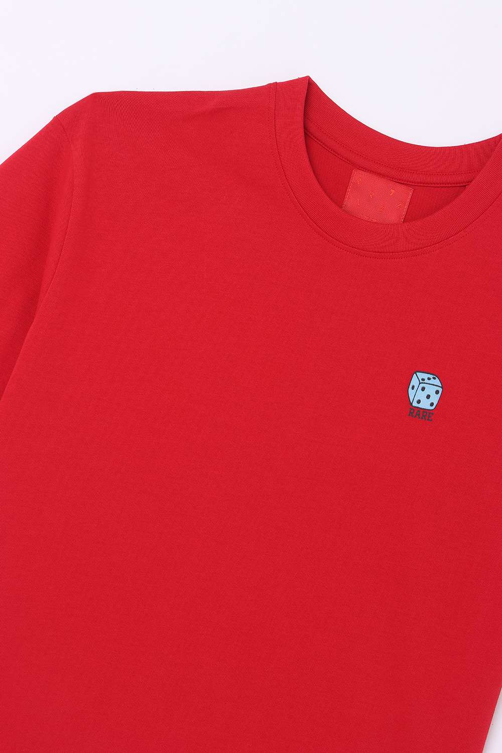 Solid-Blended-Fabric-Round-Neck-Boys-T-Shirt