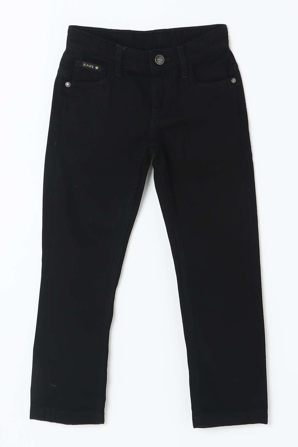 Solid-Blended-Fabric-Regular-Fit-Boys-Jeans