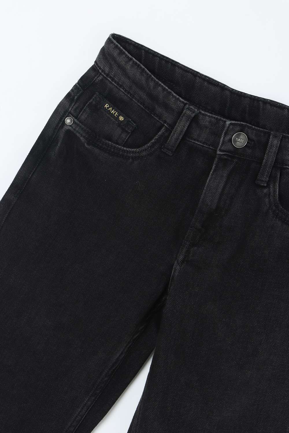 Solid-Blended-Fabric-Regular-Fit-Boys-Jeans