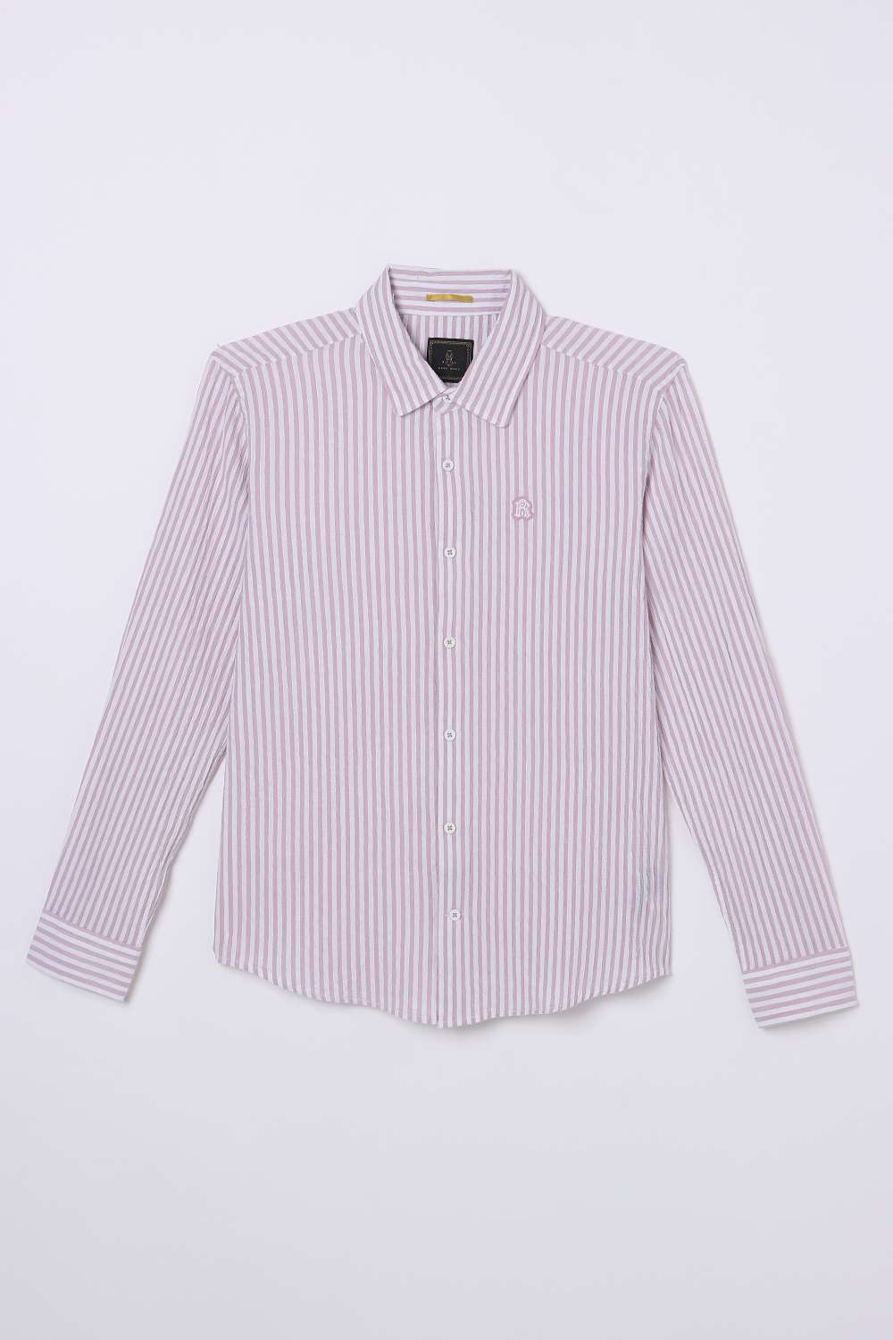 Solid-Blended-Fabric-Classic-Collar-Boys-Shirt