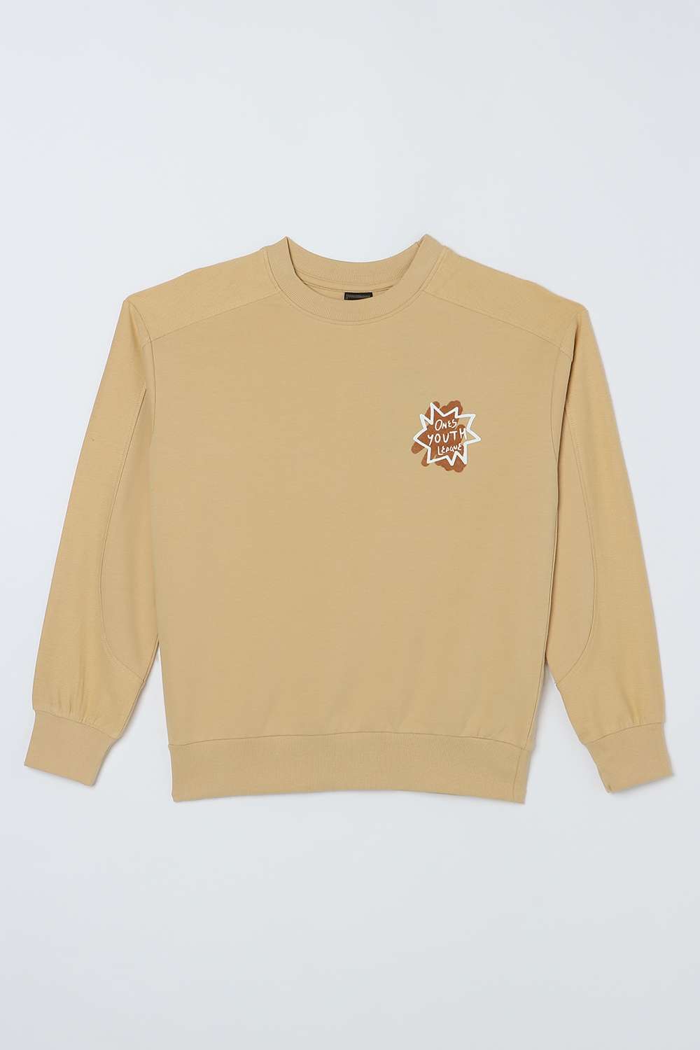 Solid-Blended-Fabric-Round-Neck-Boys-Sweatshirt