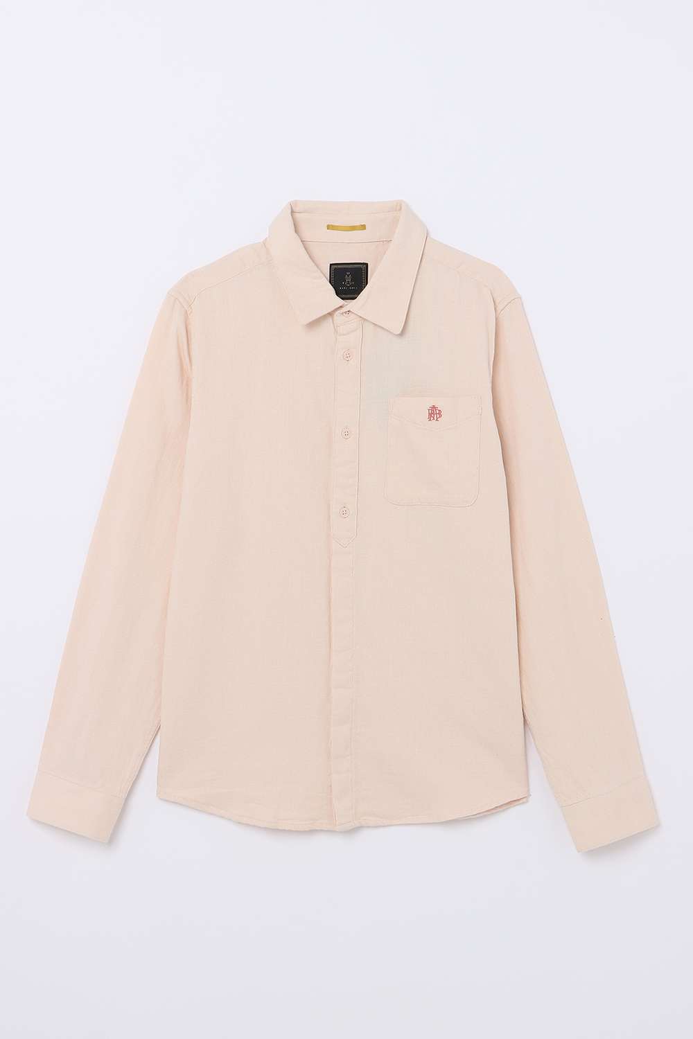Solid-Blended-Fabric-Classic-Collar-Boys-Shirt