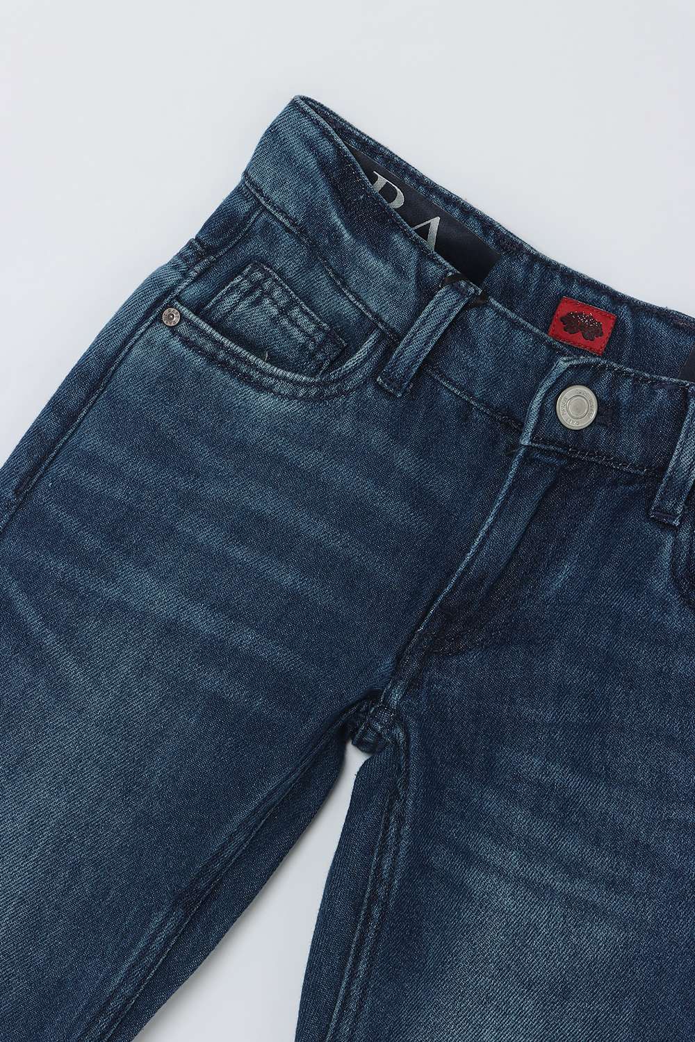 Solid-Blended-Fabric-Regular-Fit-Boys-Jeans