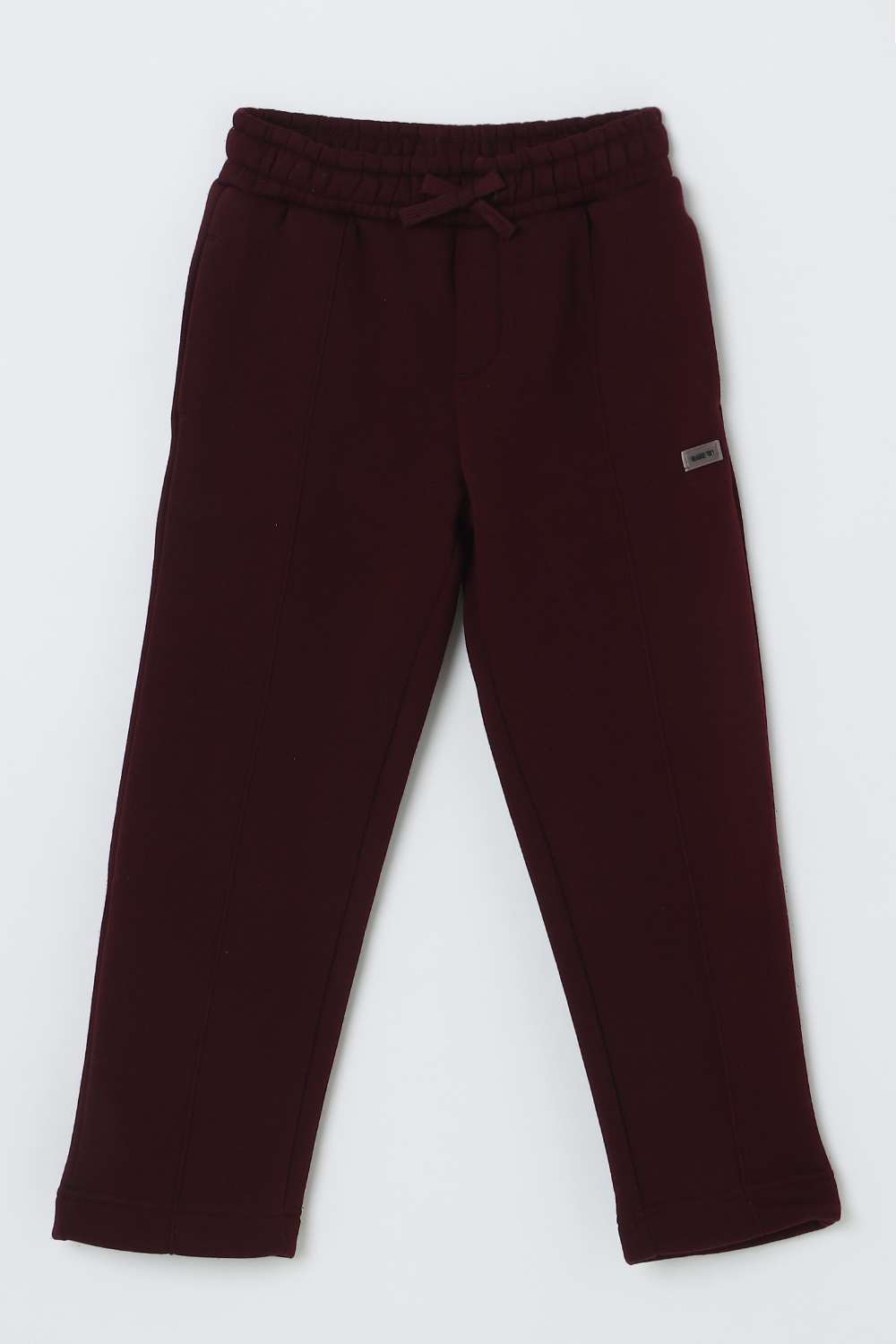 Solid-Blended-Fabric-Regular-Fit-Boys-Pants