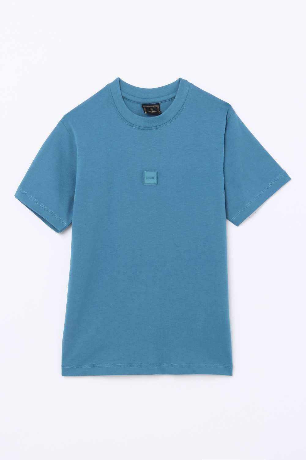 Solid-Blended-Fabric-Round-Neck-Boys-T-Shirt