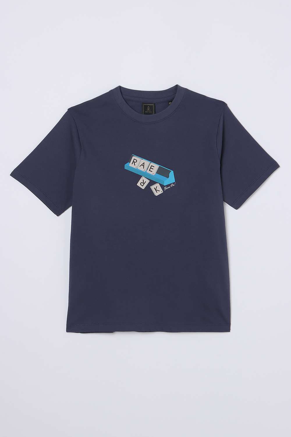 Solid-Blended-Fabric-Round-Neck-Boys-T-Shirt
