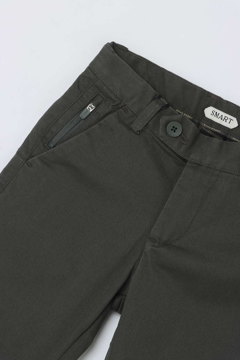 Solid-Blended-Fabric-Regular-Fit-Boys-Trousers