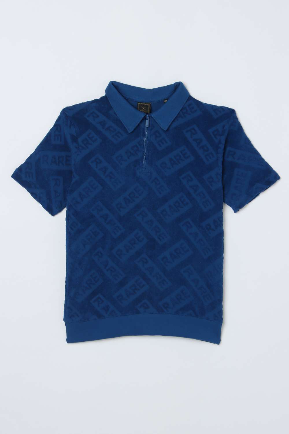 Solid-Blended-Fabric-Polo-Boys-T-Shirt