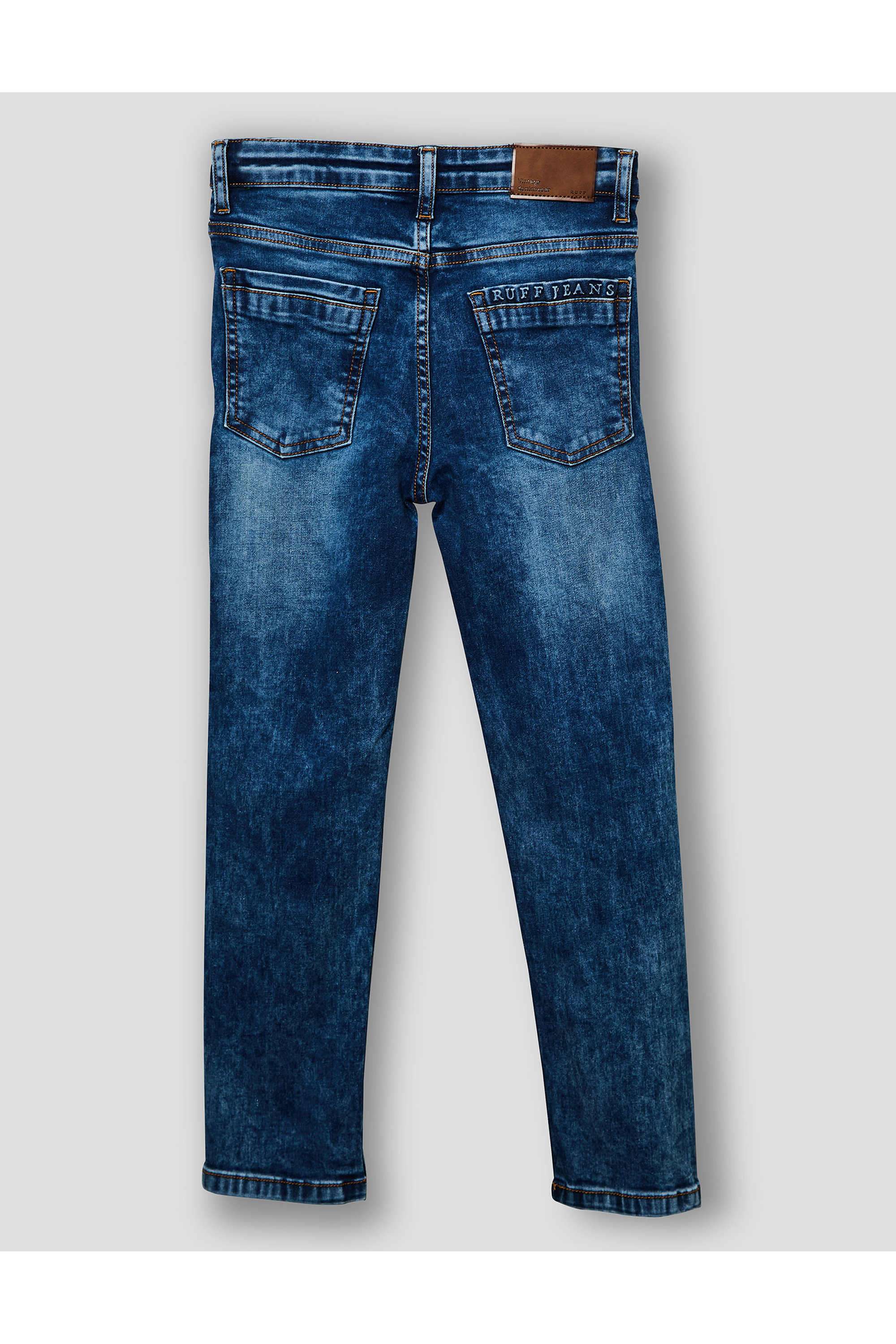 Solid-Blended-Fabric-Regular-Fit-Boys-Jeans