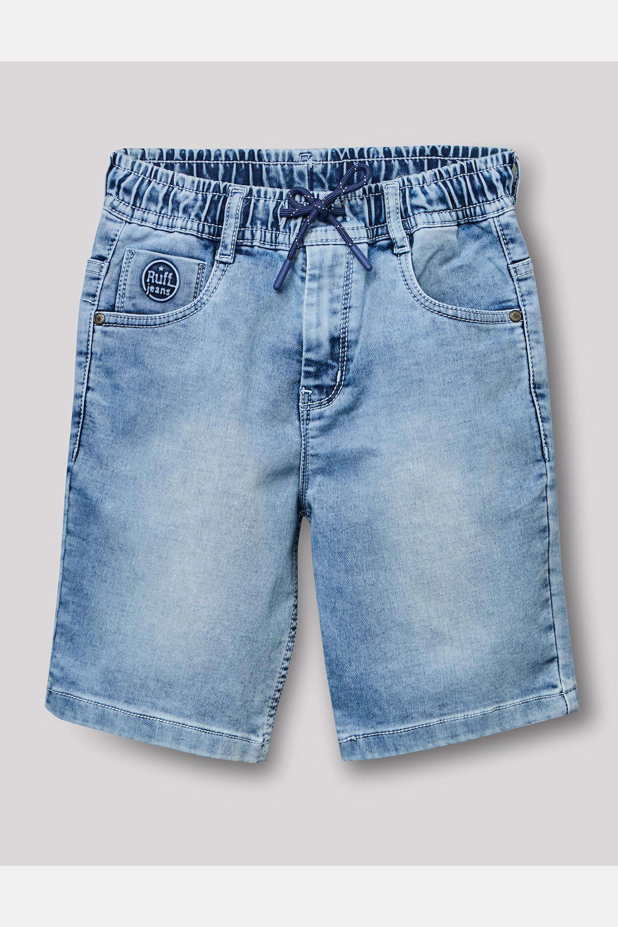 Solid-Blended-Fabric-Regular-Fit-Boy-s-Shorts