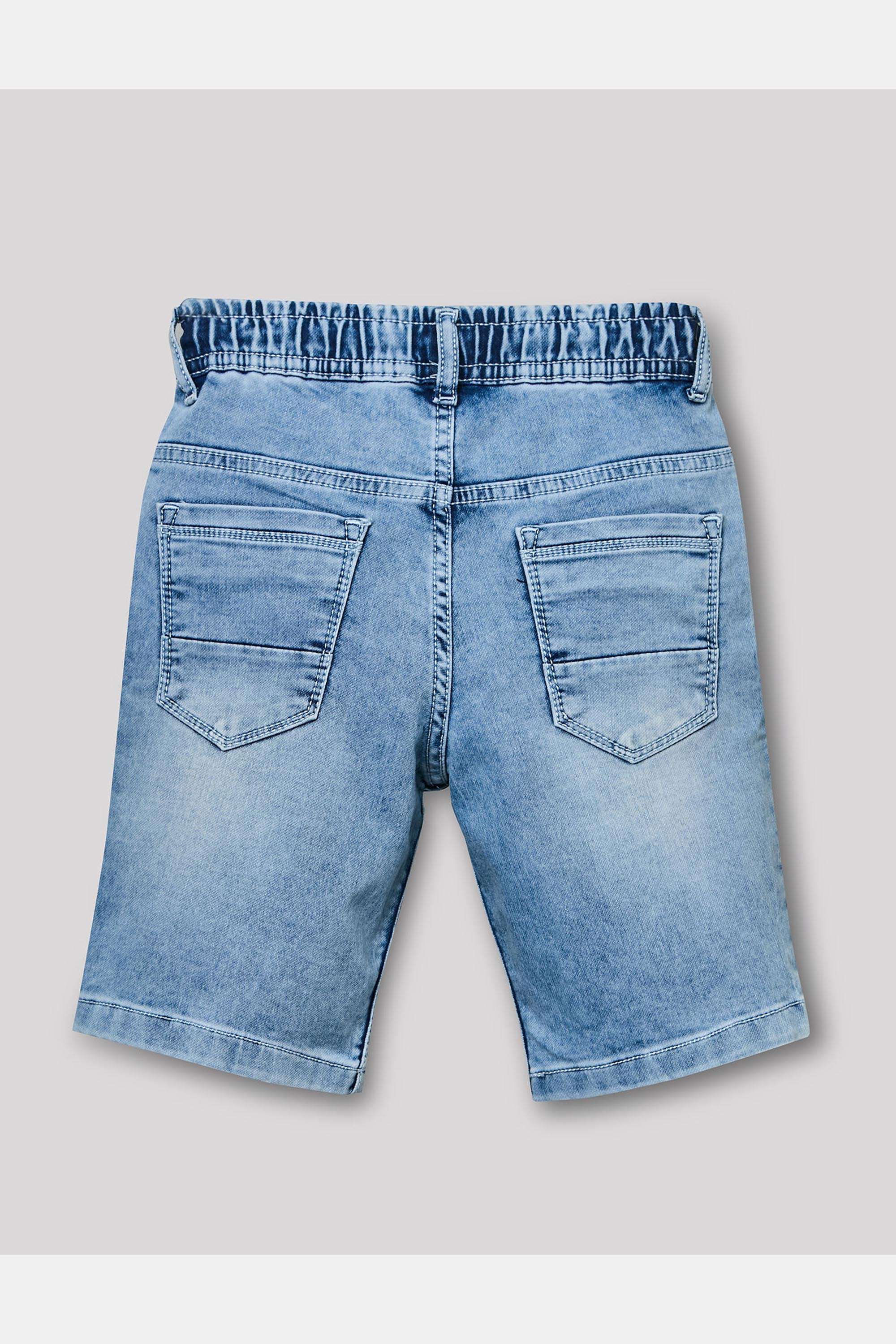 Solid-Blended-Fabric-Regular-Fit-Boy-s-Shorts