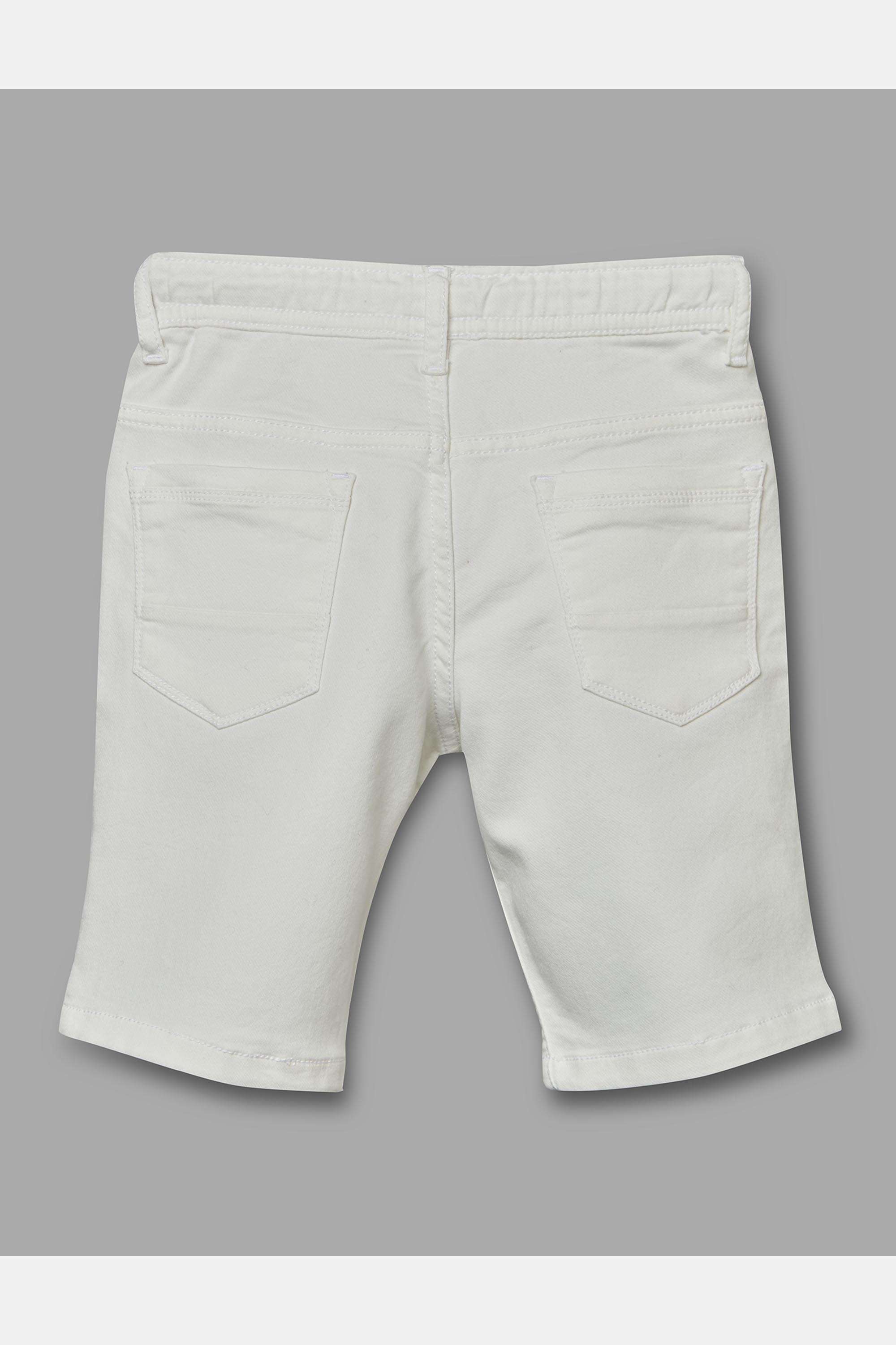 Solid-Blended-Fabric-Regular-Fit-Boy-s-Shorts