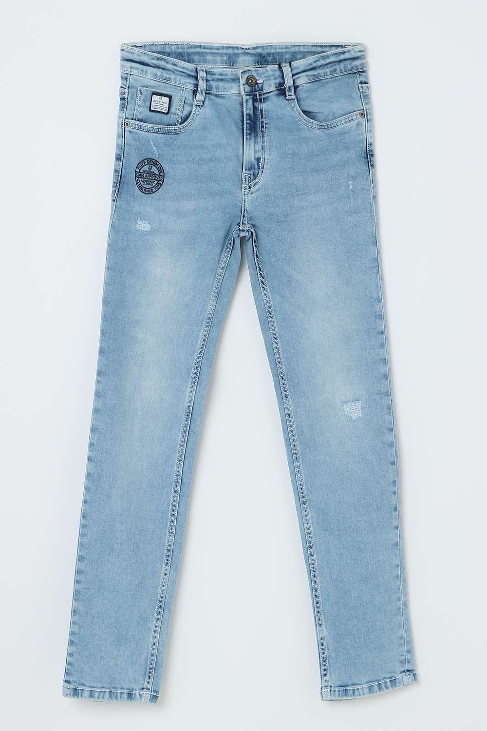 Blended-Fabric-Regular-Fit-Boys-Jeans