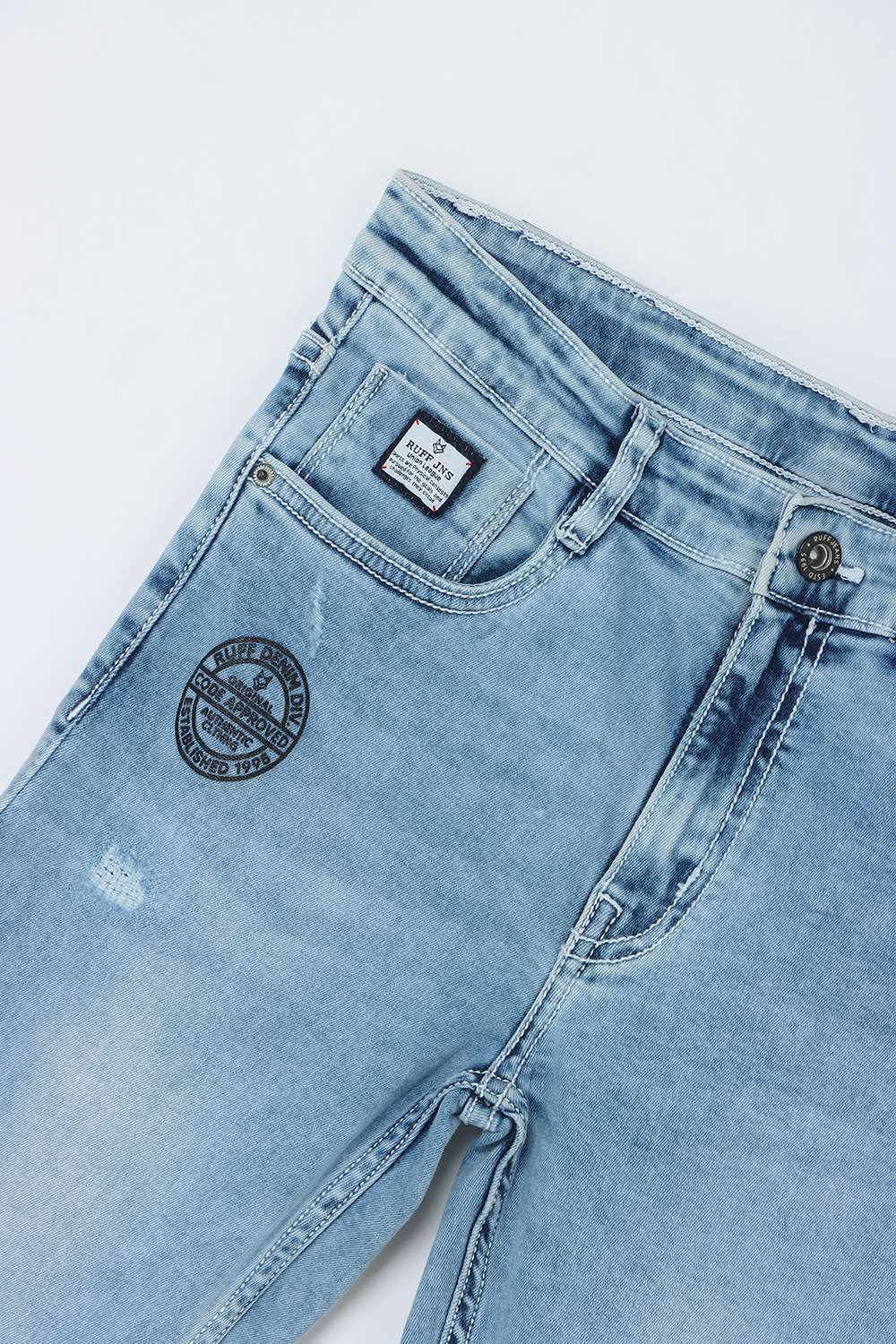 Blended-Fabric-Regular-Fit-Boys-Jeans