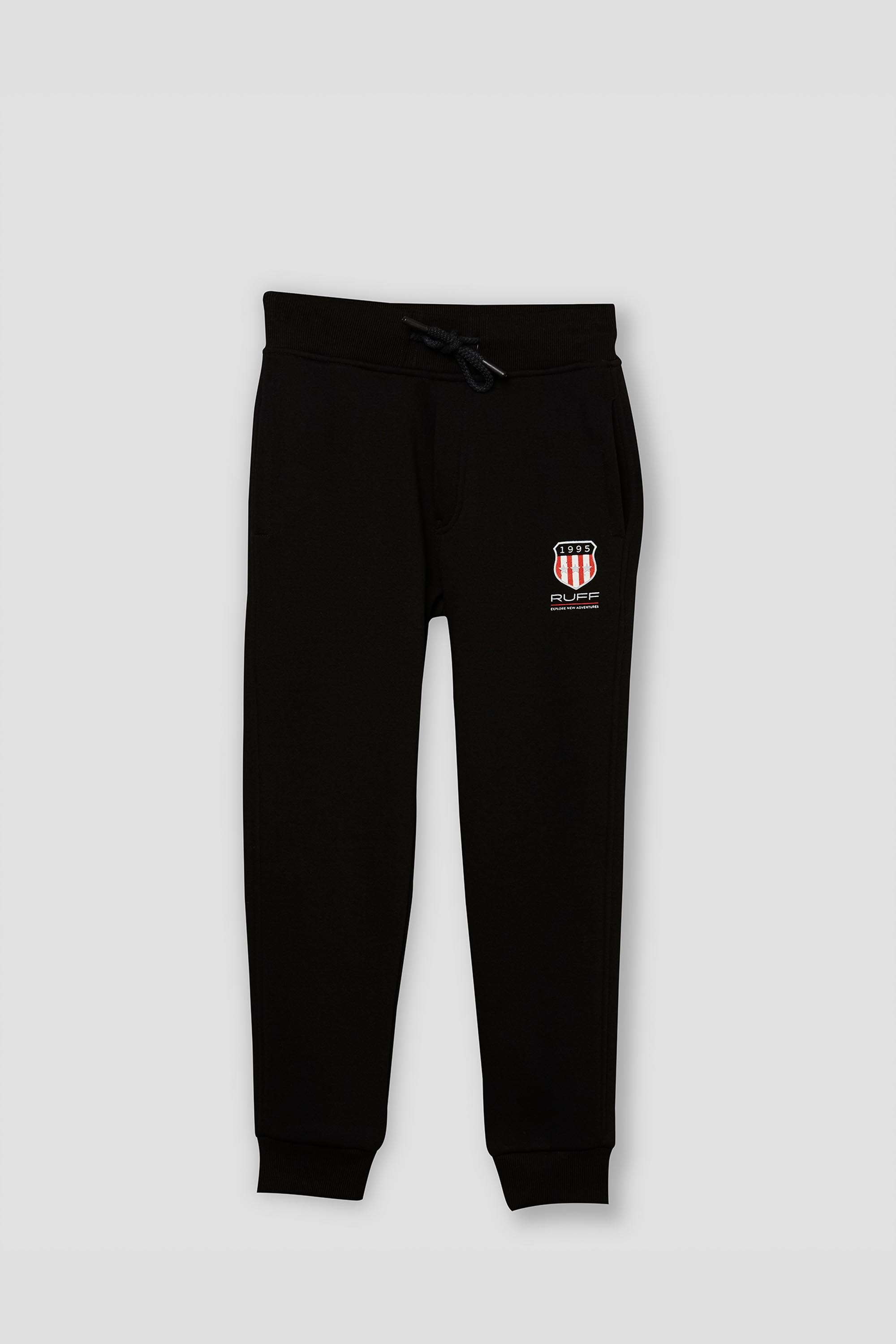 Solid-Blended-Fabric-Regular-Fit-Boys-Track-Pants