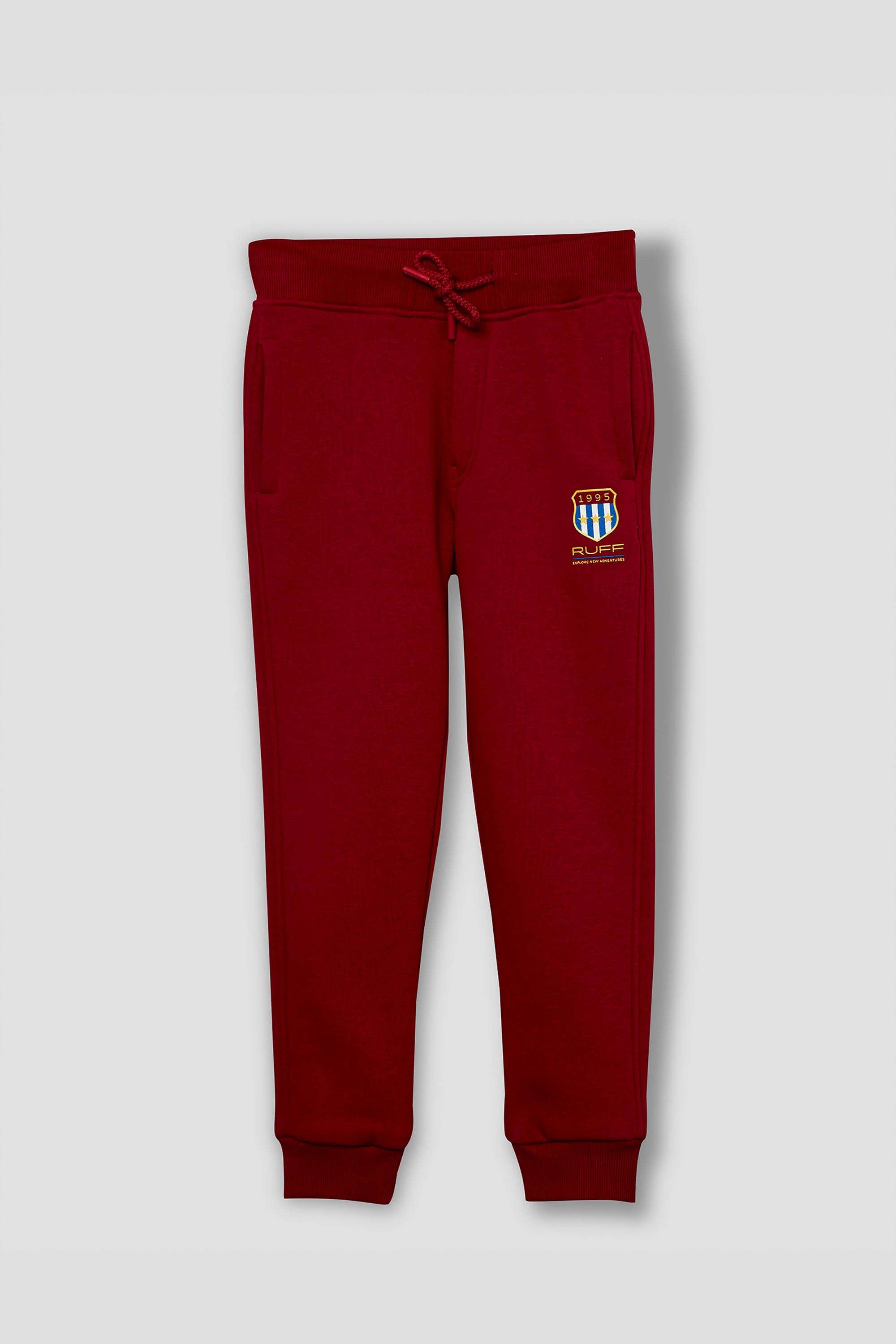 Solid-Blended-Fabric-Regular-Fit-Boys-Track-Pants