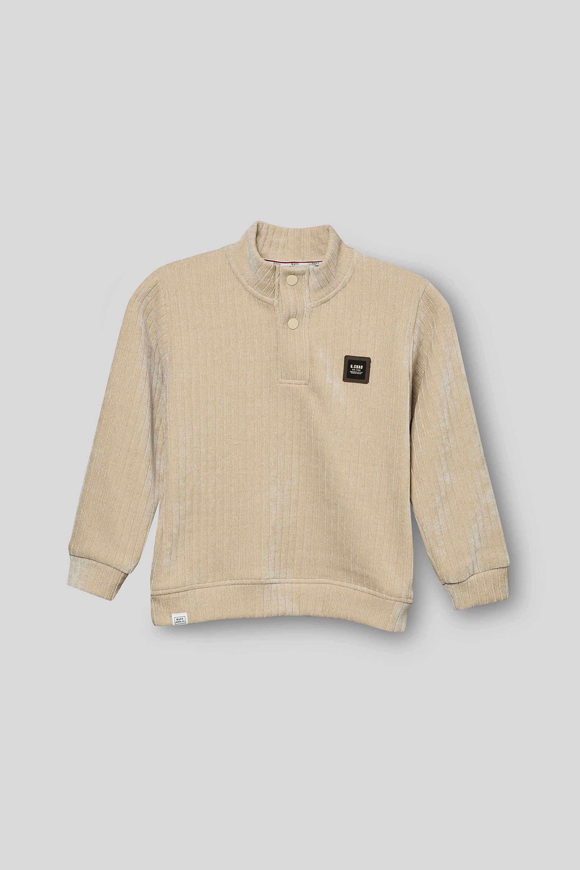 Solid-Blended-Fabric-Round-Neck-Boys-Sweatshirt