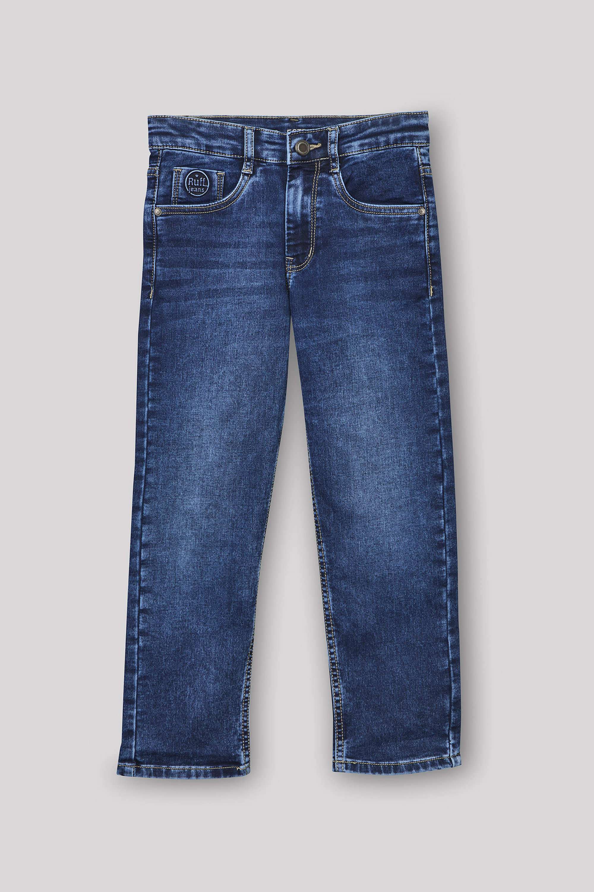 Solid-Blended-Fabric-Regular-Fit-Boys-Casual-Wear-Jeans