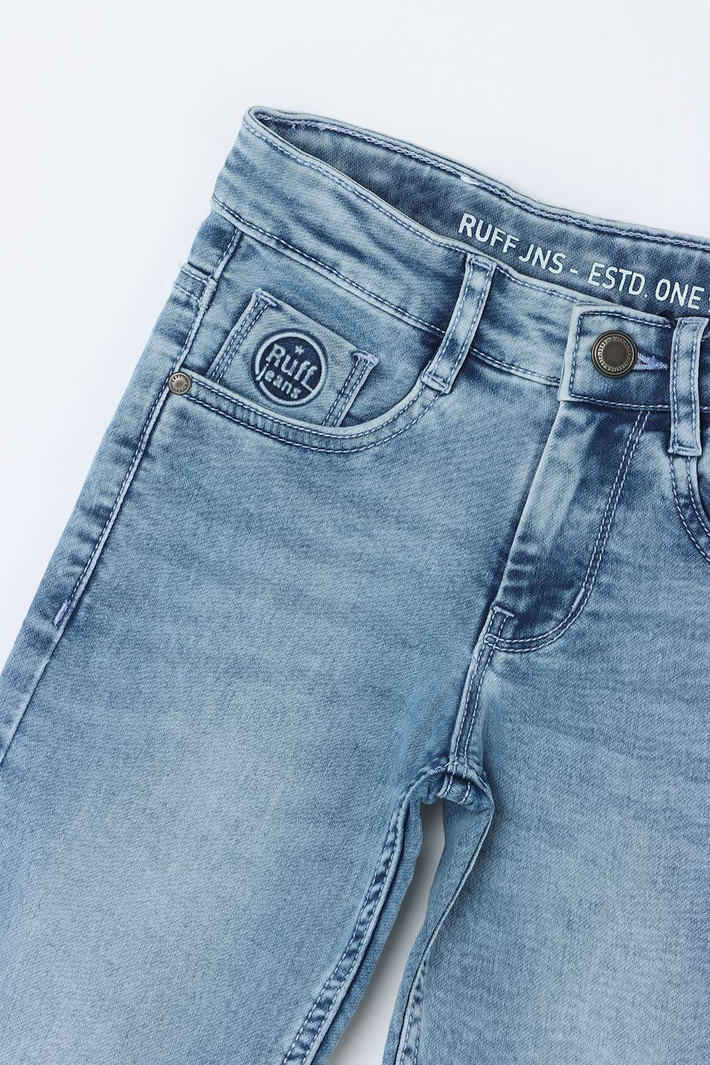 Solid-Blended-Fabric-Regular-Fit-Boys-Jeans