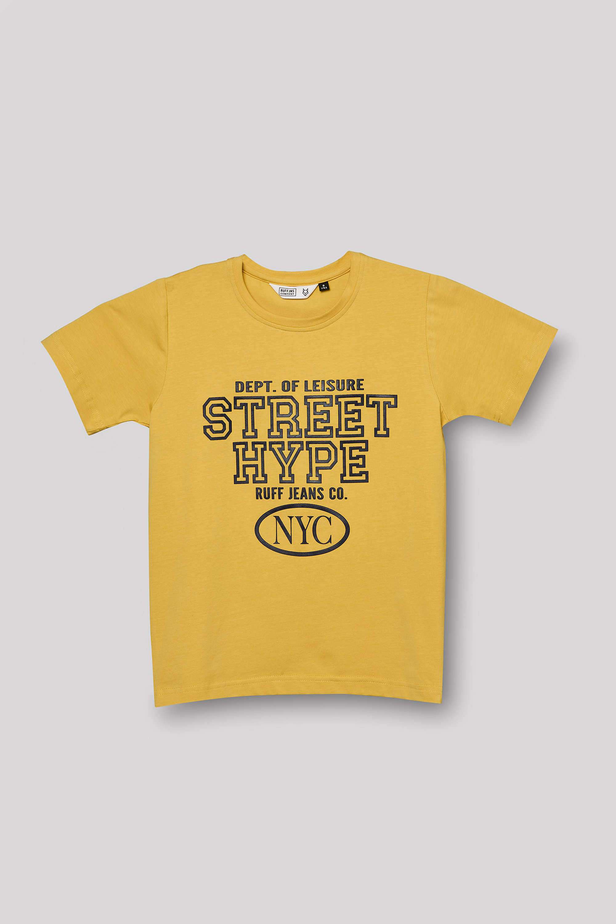 Printed-Blended-Fabric-Boys-Casual-Wear-T-Shirt