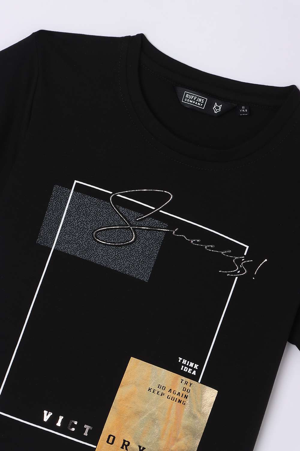 Solid-Blended-Fabric-Round-Neck-Unisex-T-Shirt