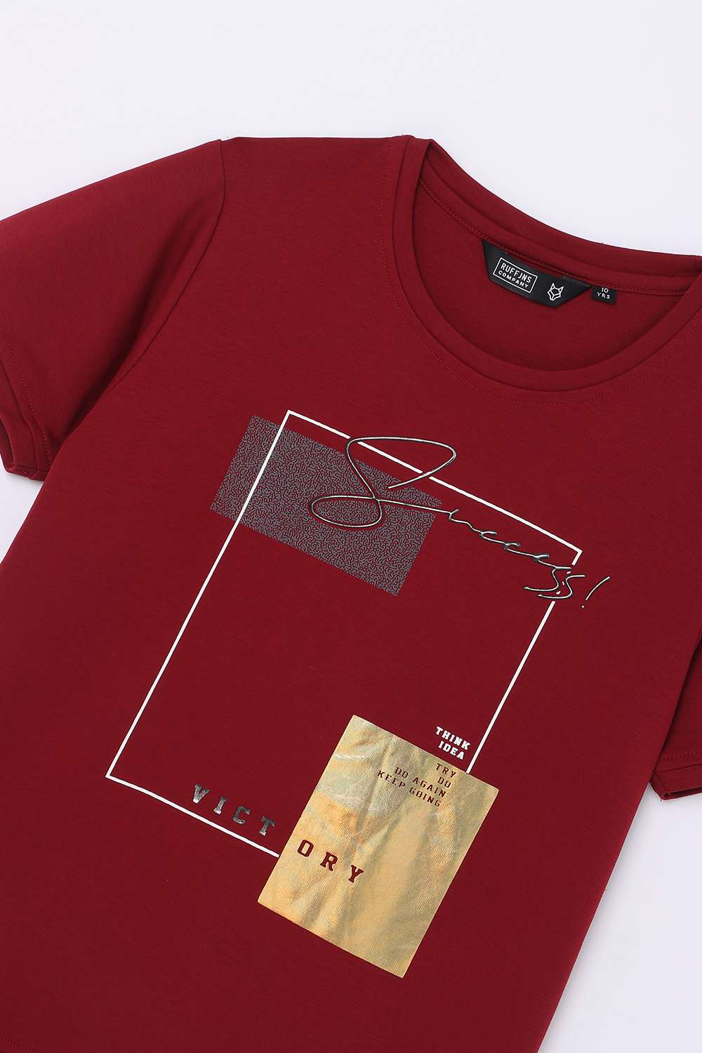 Solid-Blended-Fabric-Round-Neck-Unisex-T-Shirt