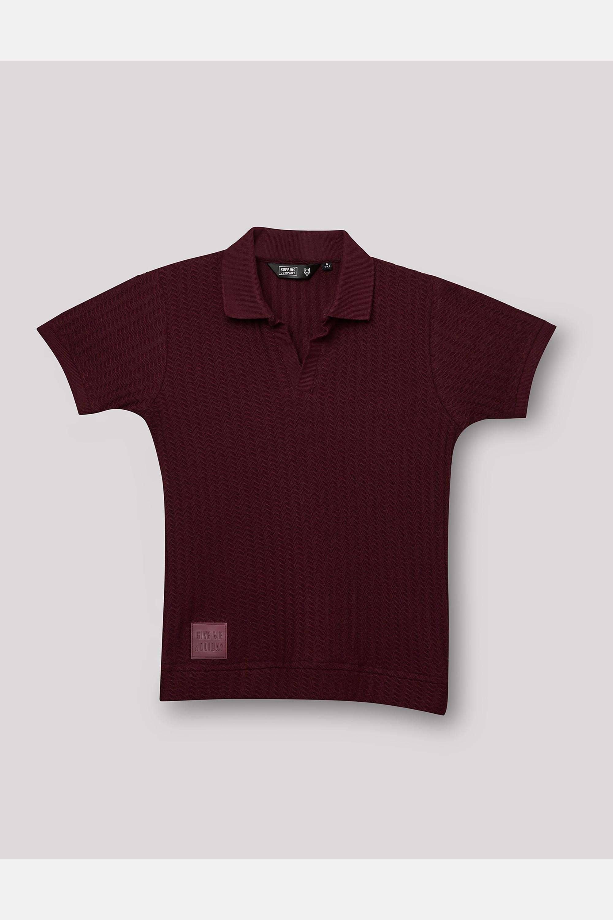 Solid-Blended-Fabric-Polo-Boy-s-T-Shirt
