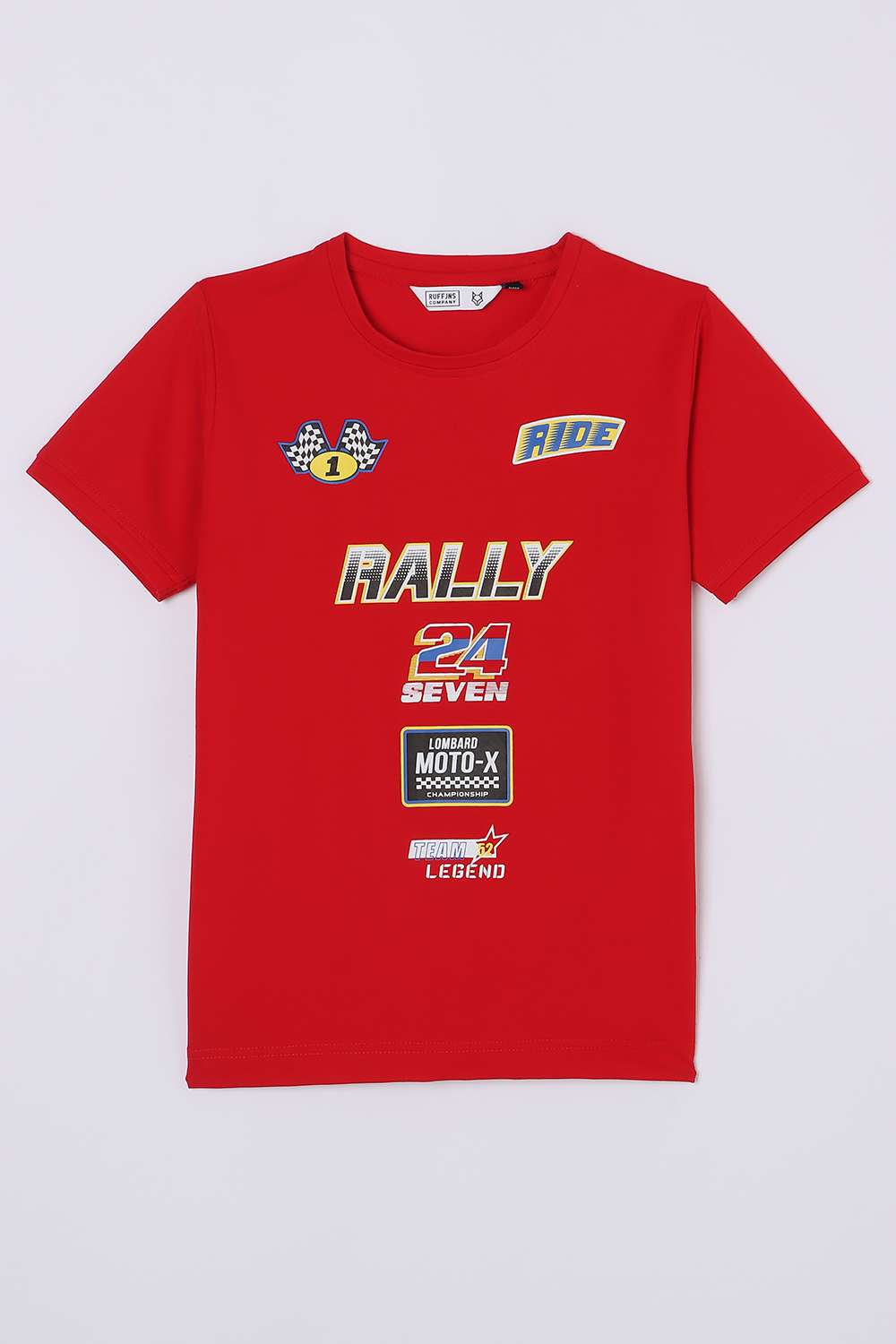 Solid-Blended-Fabric-Round-Neck-Unisex-T-Shirt