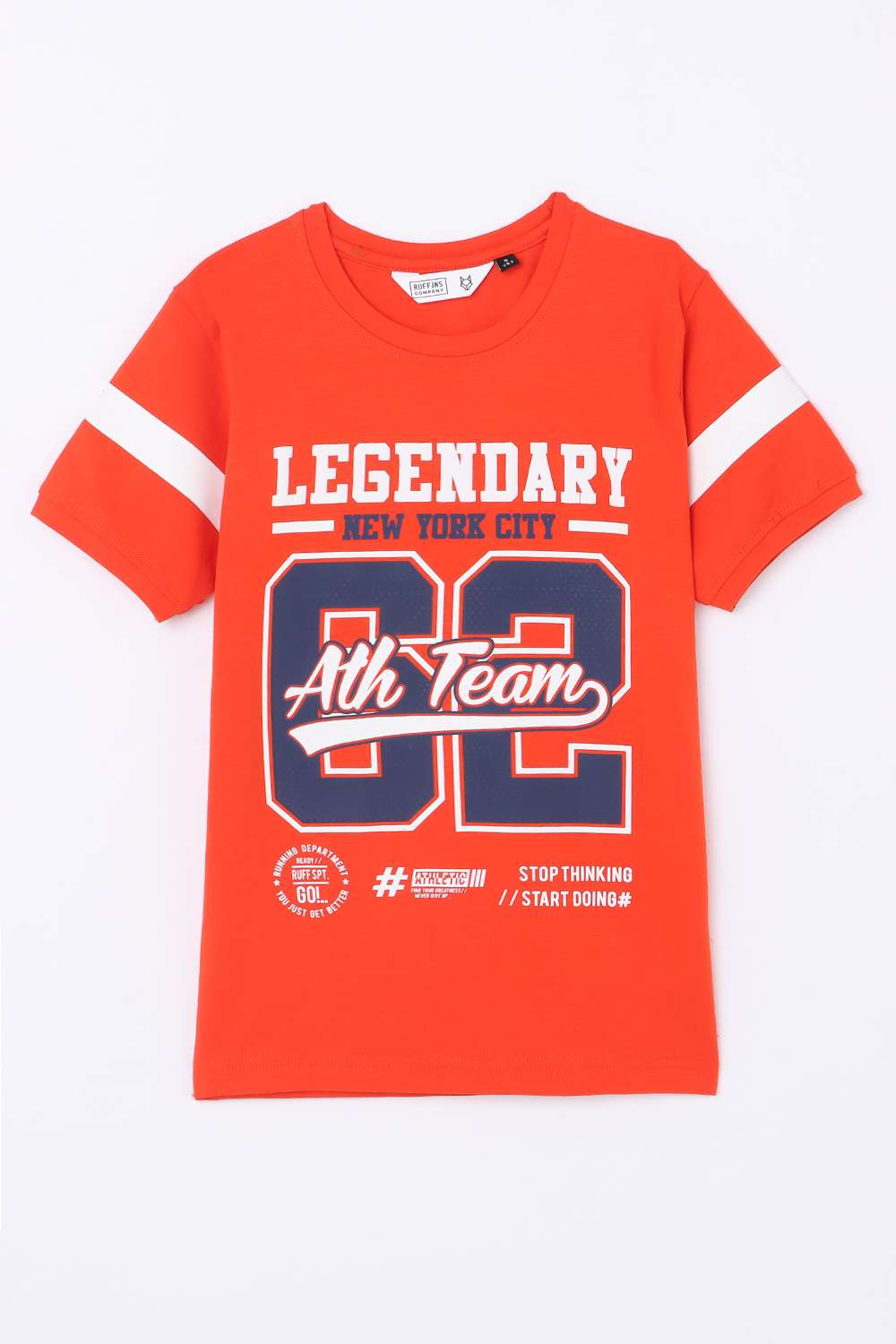 Solid-Blended-Fabric-Round-Neck-Unisex-T-Shirt