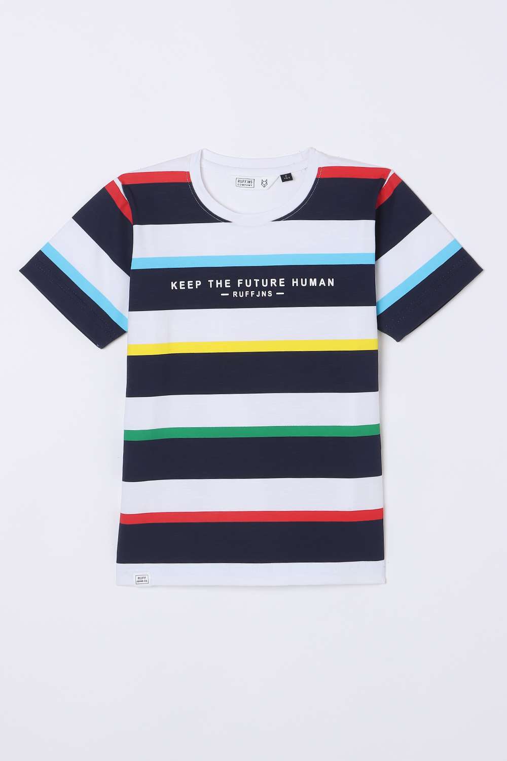 Solid-Blended-Fabric-Round-Neck-Unisex-T-Shirt