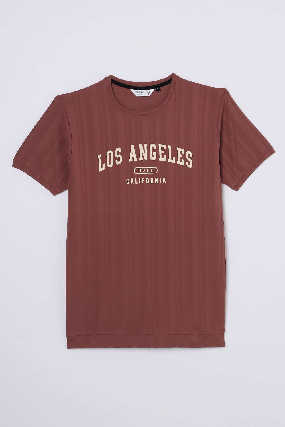 Solid-Blended-Fabric-Round-Neck-Unisex-T-Shirt