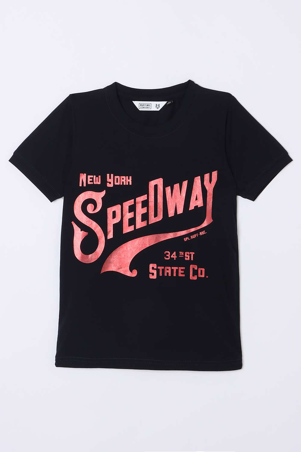 Solid-Blended-Fabric-Round-Neck-Unisex-T-Shirt