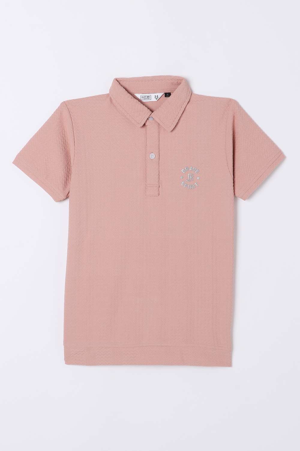Solid-Blended-Fabric-Polo-Unisex-T-Shirt