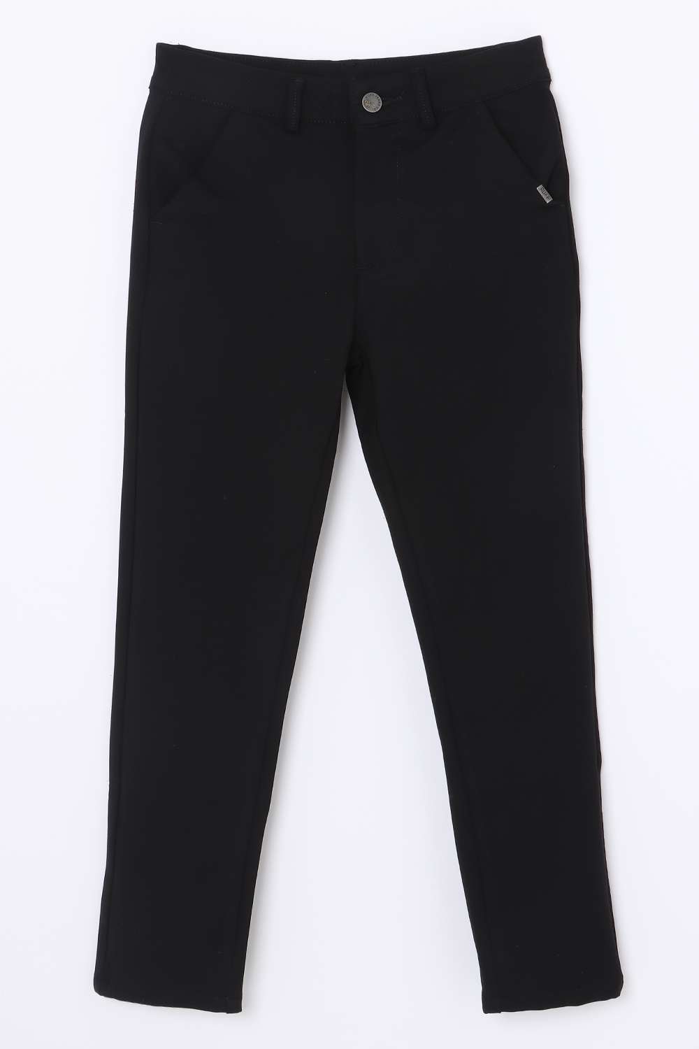 Solid-Blended-Fabric-Regular-Fit-Unisex-Trousers