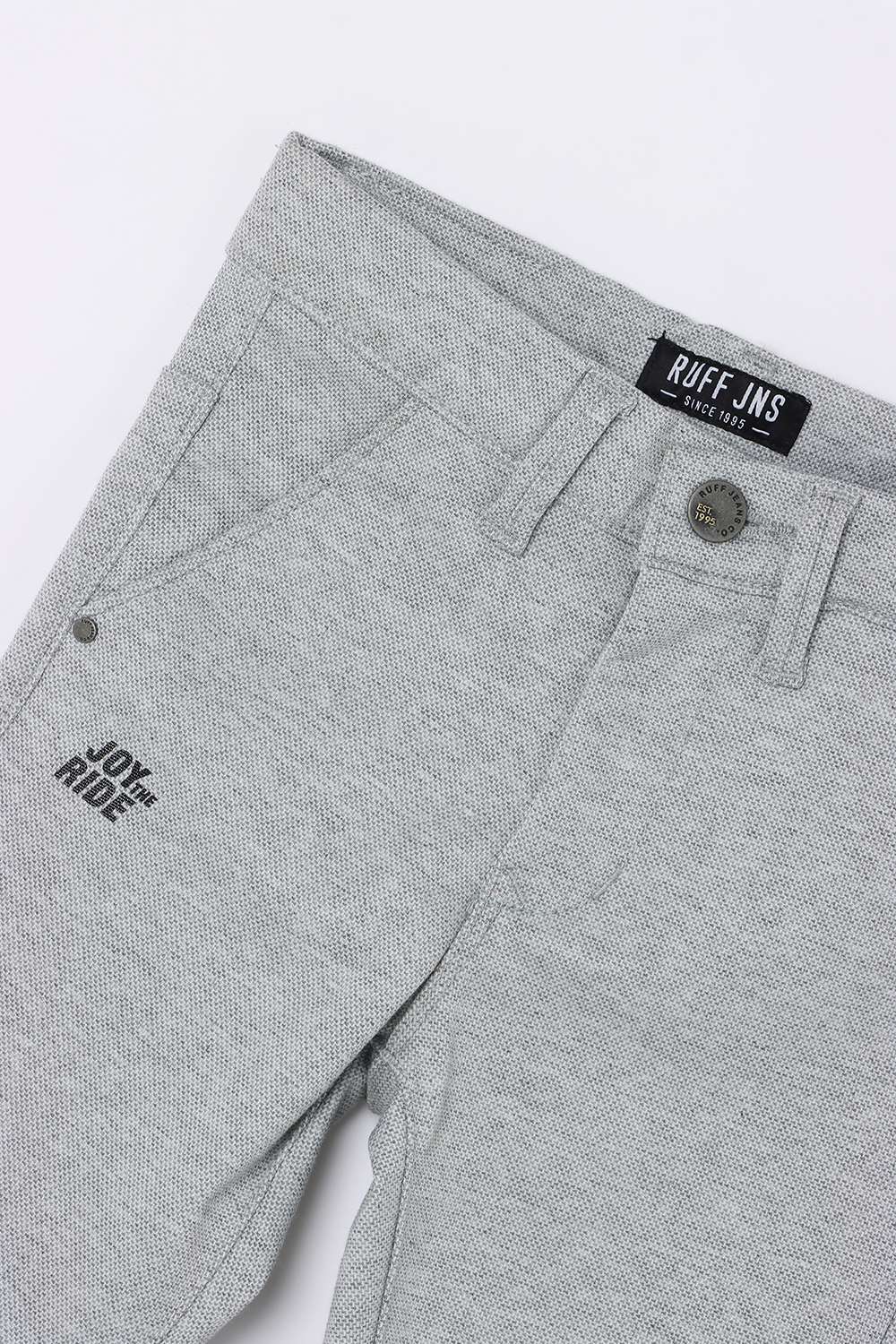 Solid-Blended-Fabric-Regular-Fit-Unisex-Trousers