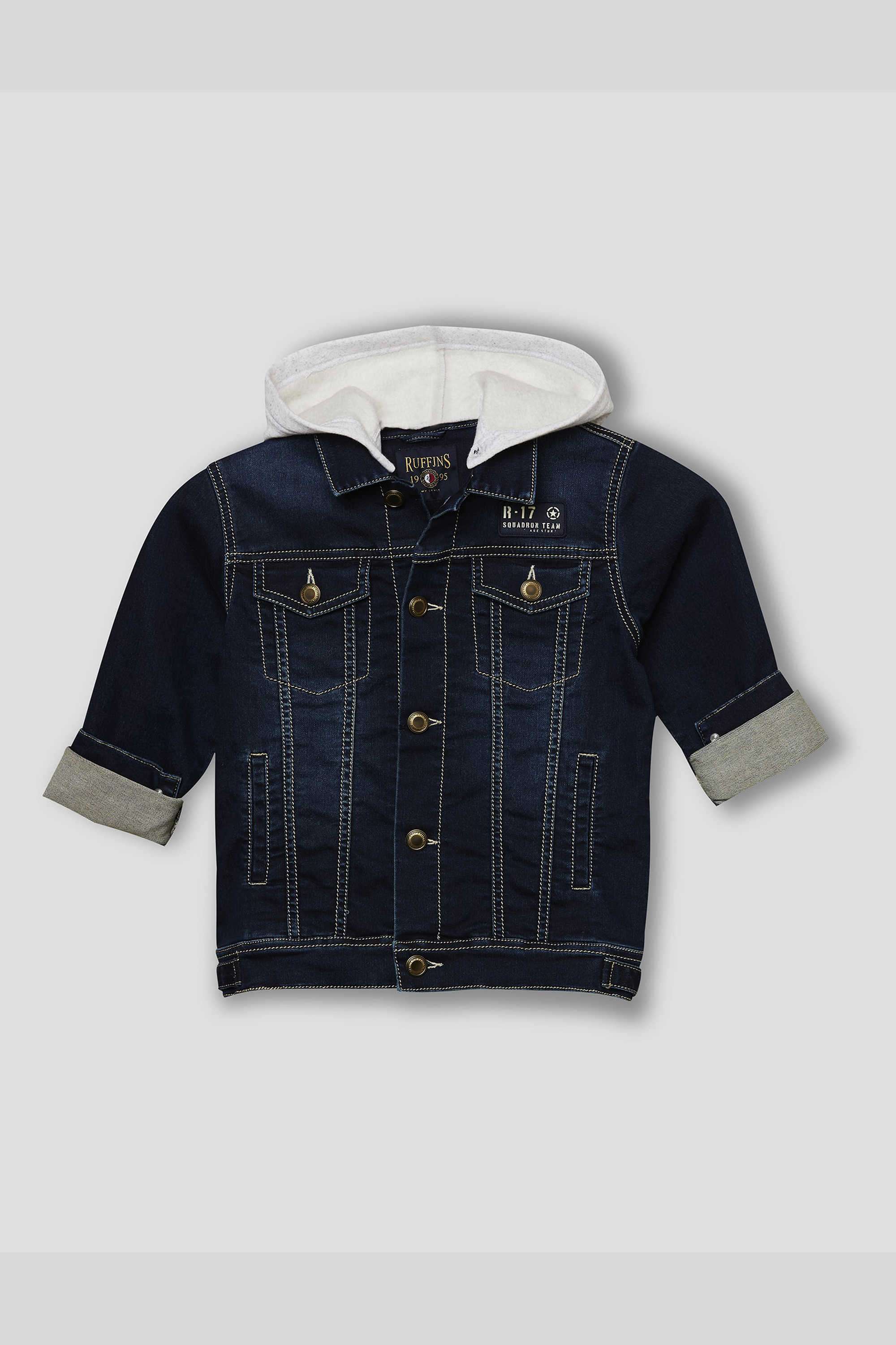 Solid-Cotton-Round-Neck-Boys-Jacket