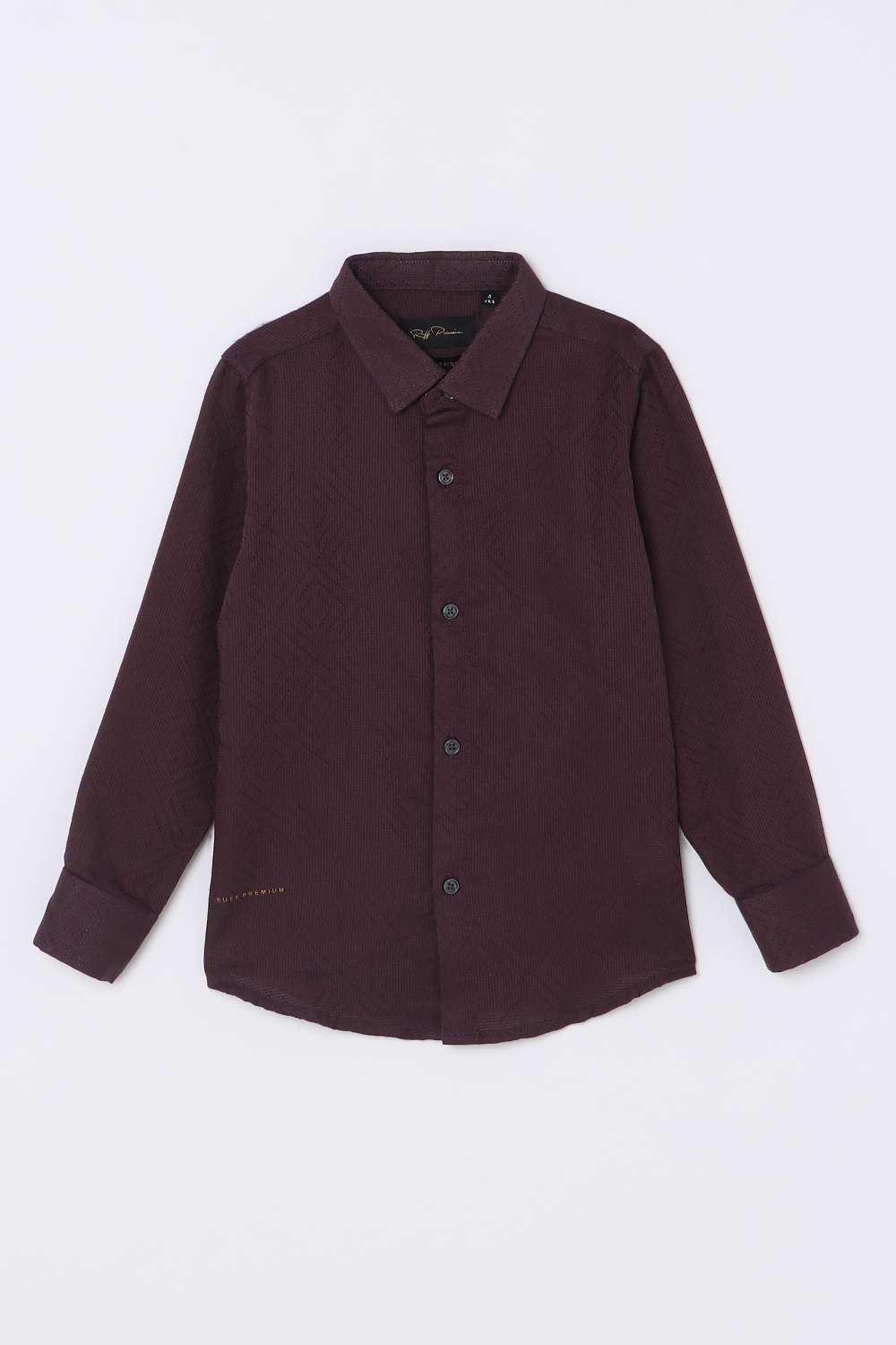 Solid-Blended-Fabric-Classic-Collar-Unisex-Shirt