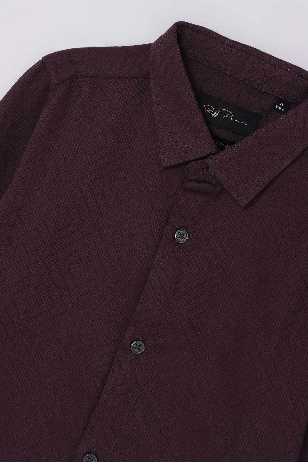 Solid-Blended-Fabric-Classic-Collar-Unisex-Shirt