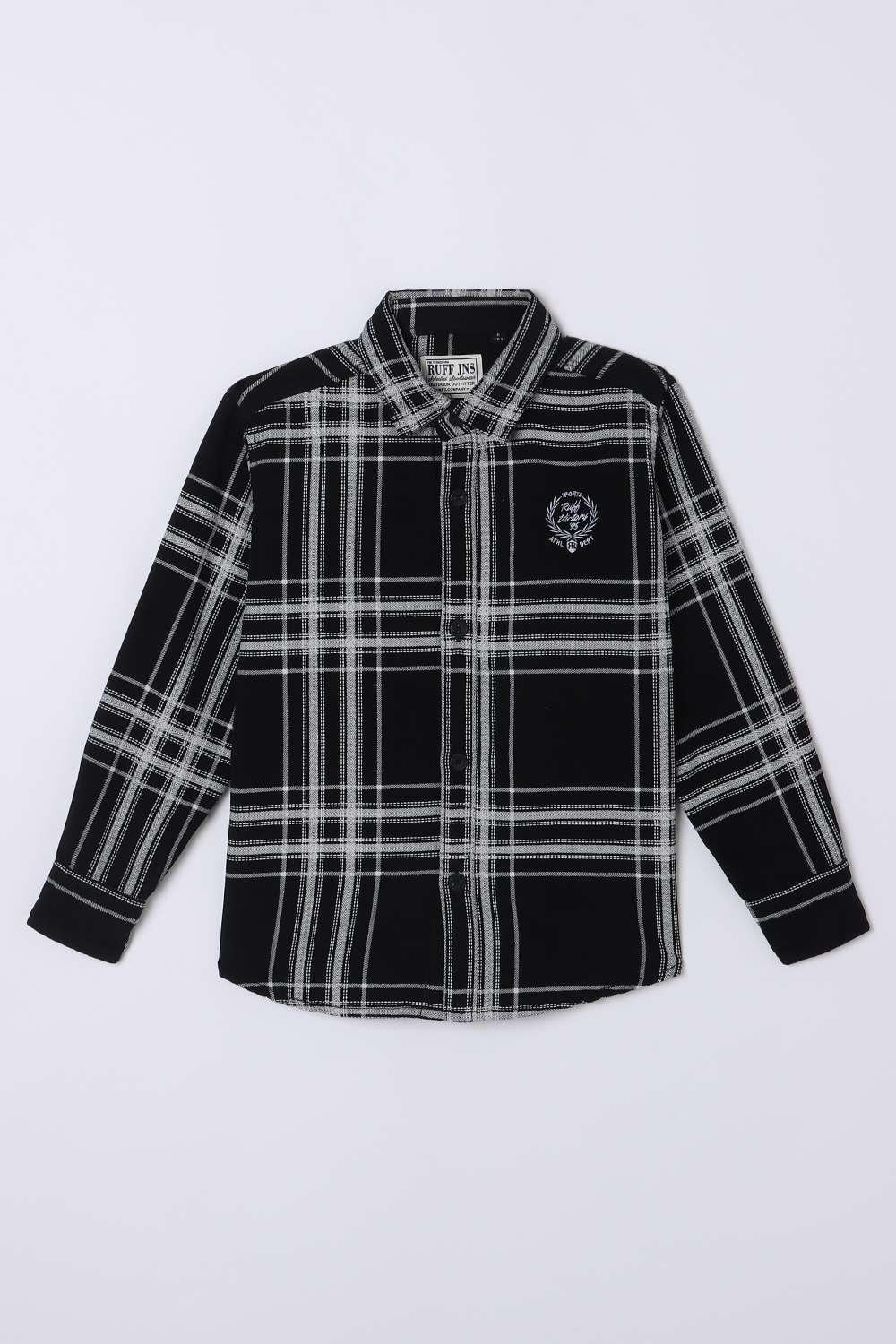 Solid-Blended-Fabric-Classic-Collar-Unisex-Shirt