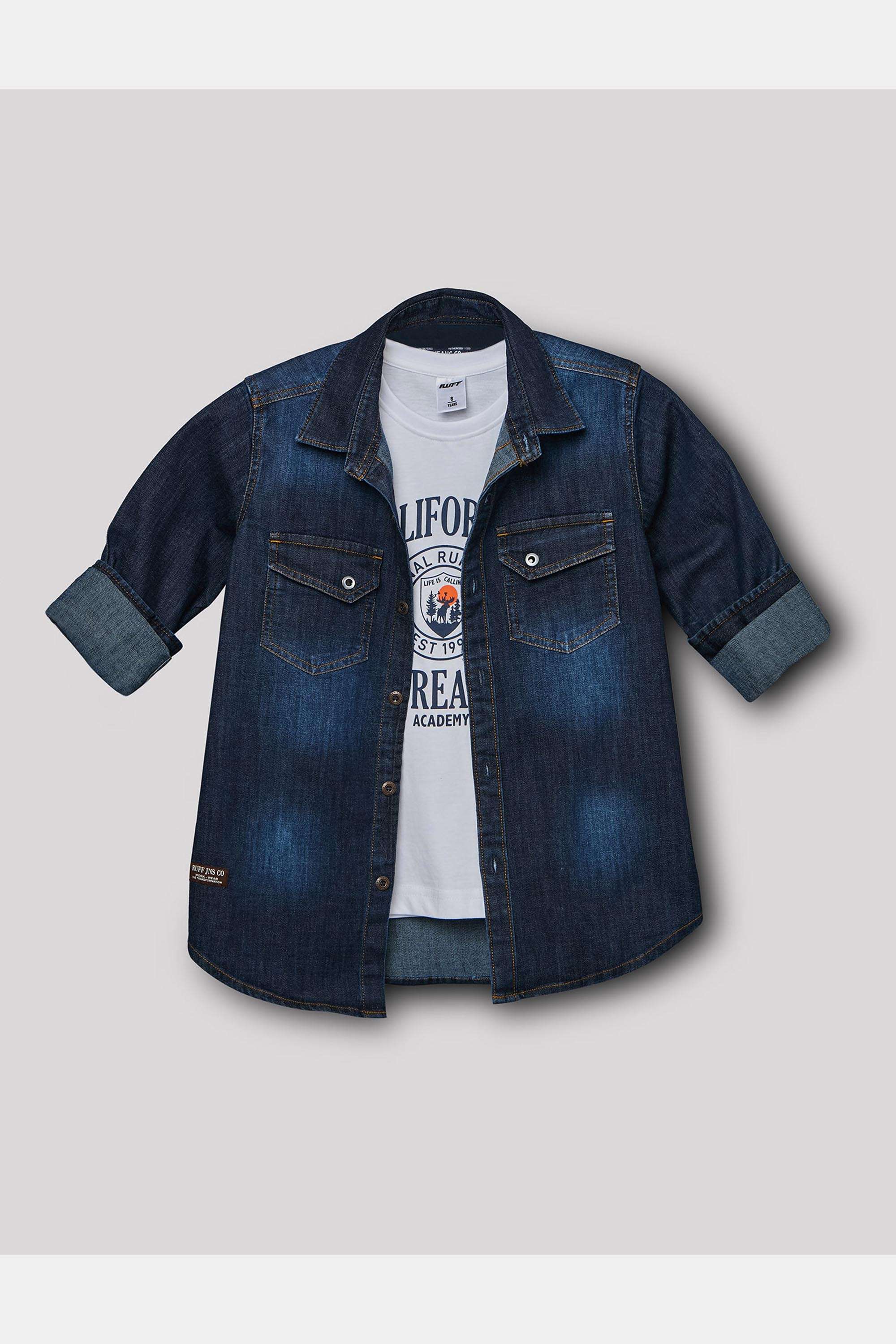 Solid-Cotton-Collared-Boy-s-Shirt
